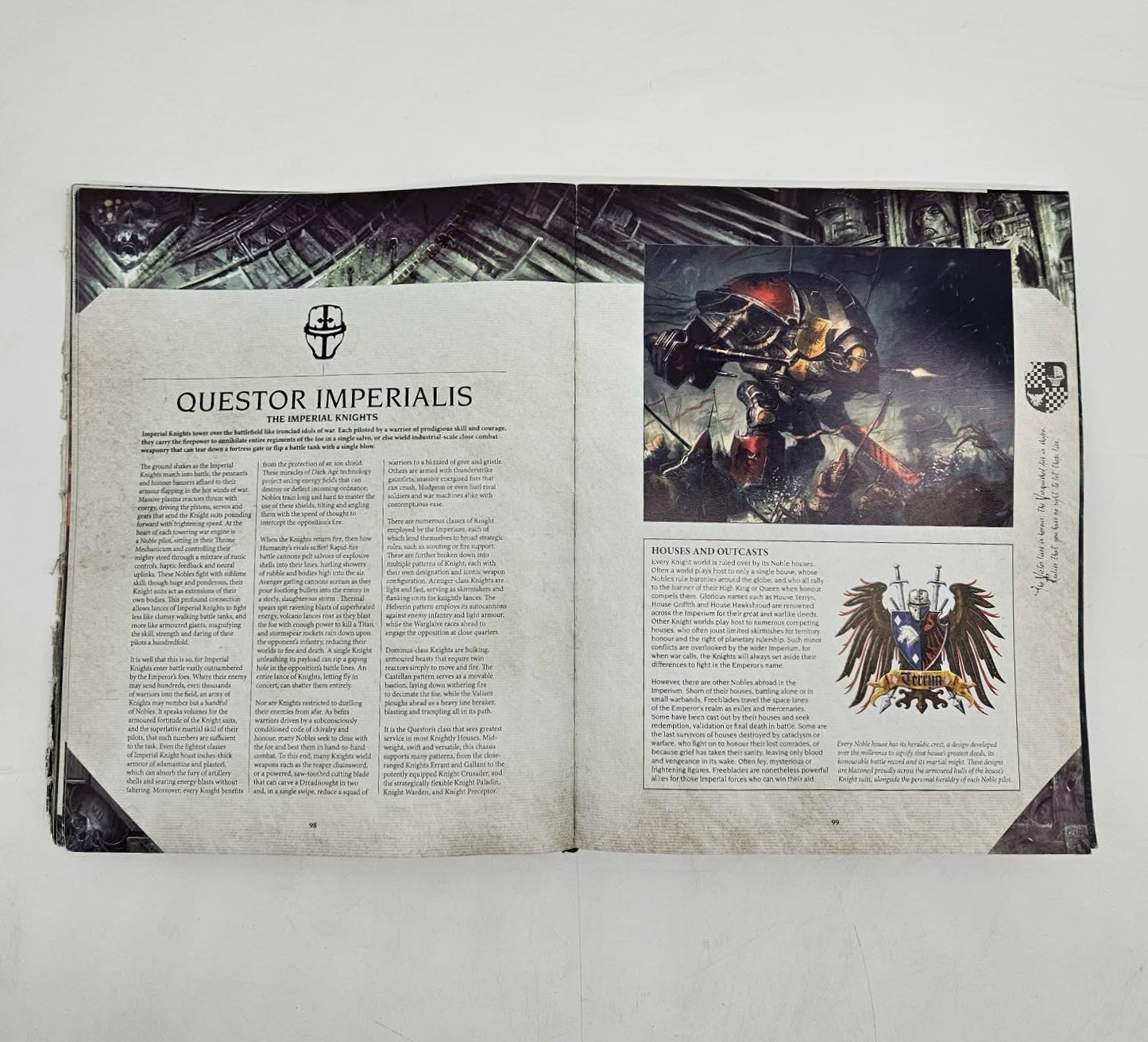 LOT A310 WARHAMMER 40K 9TH EDITION CORE BOOK - Missing Cover