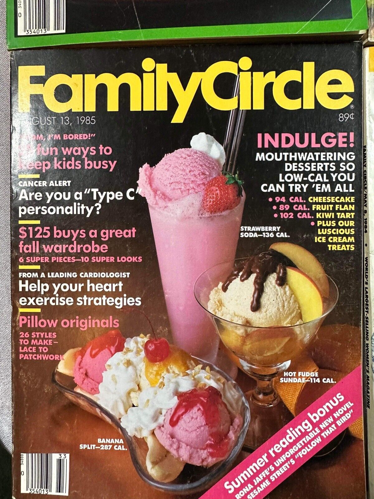 Family Circle magazine lot - Early 1980's lot of 6 - Vintage Back Issue