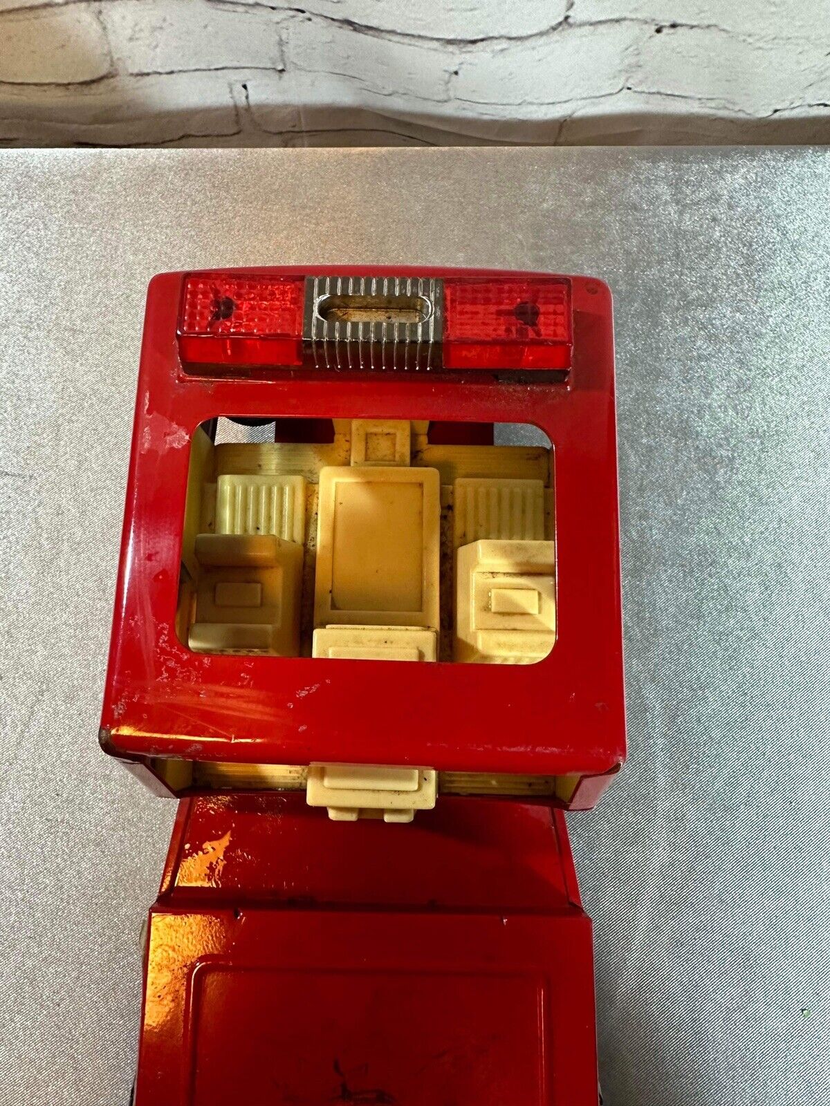 VNT Nylint Metal Muscle No. 5 Fire Engine Truck CAB ONLY. NO TRAILER 1980'S VTY