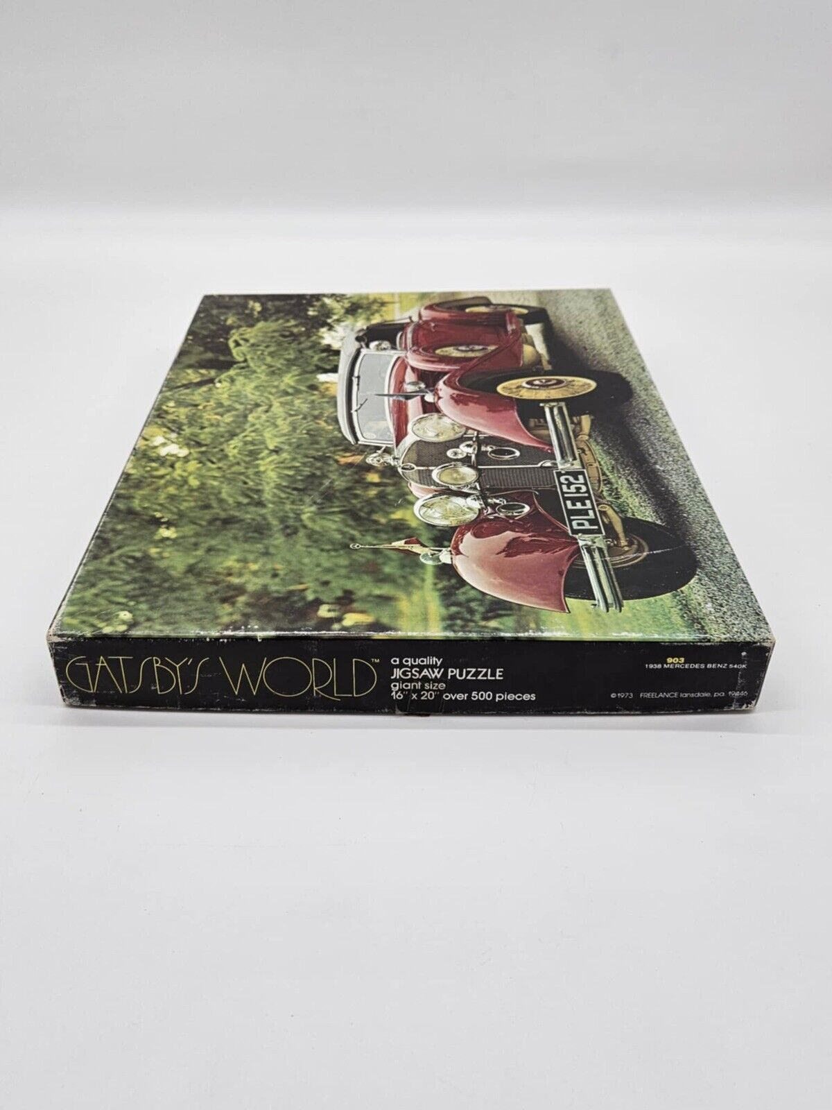 1973 Gatsby’s World 1938 Mercedes Benz Jigsaw 540K Puzzle 16” X 20” Complete !