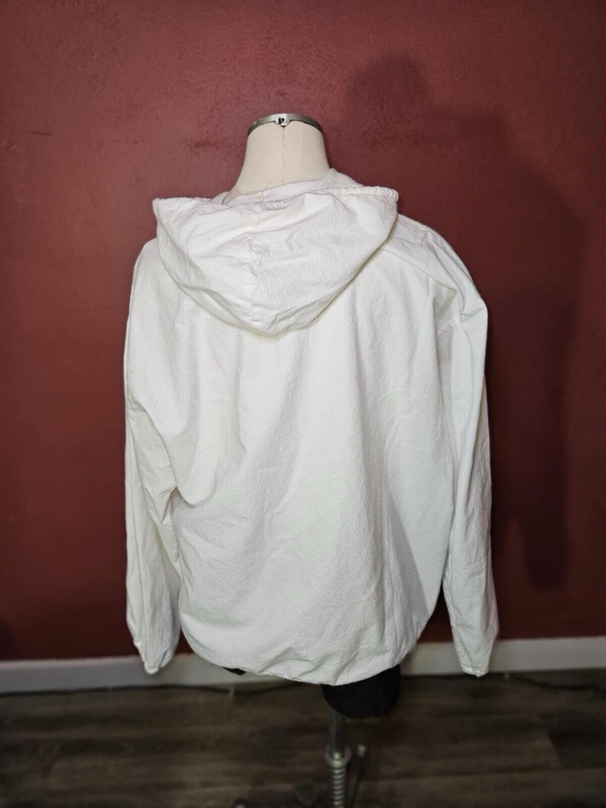 Vintage Squirmin Herman's Tequila Funny Zip Up Hooded Pancho Jacket 90s