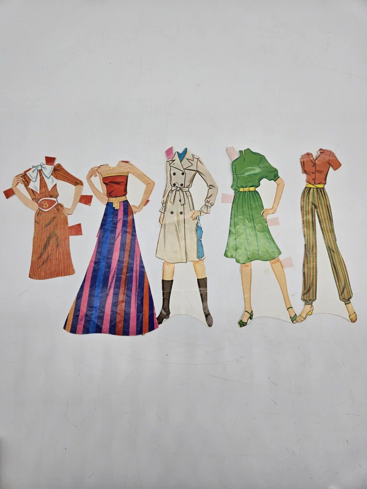 1984 Crystal Barbie Paper Doll & Paper Clothes