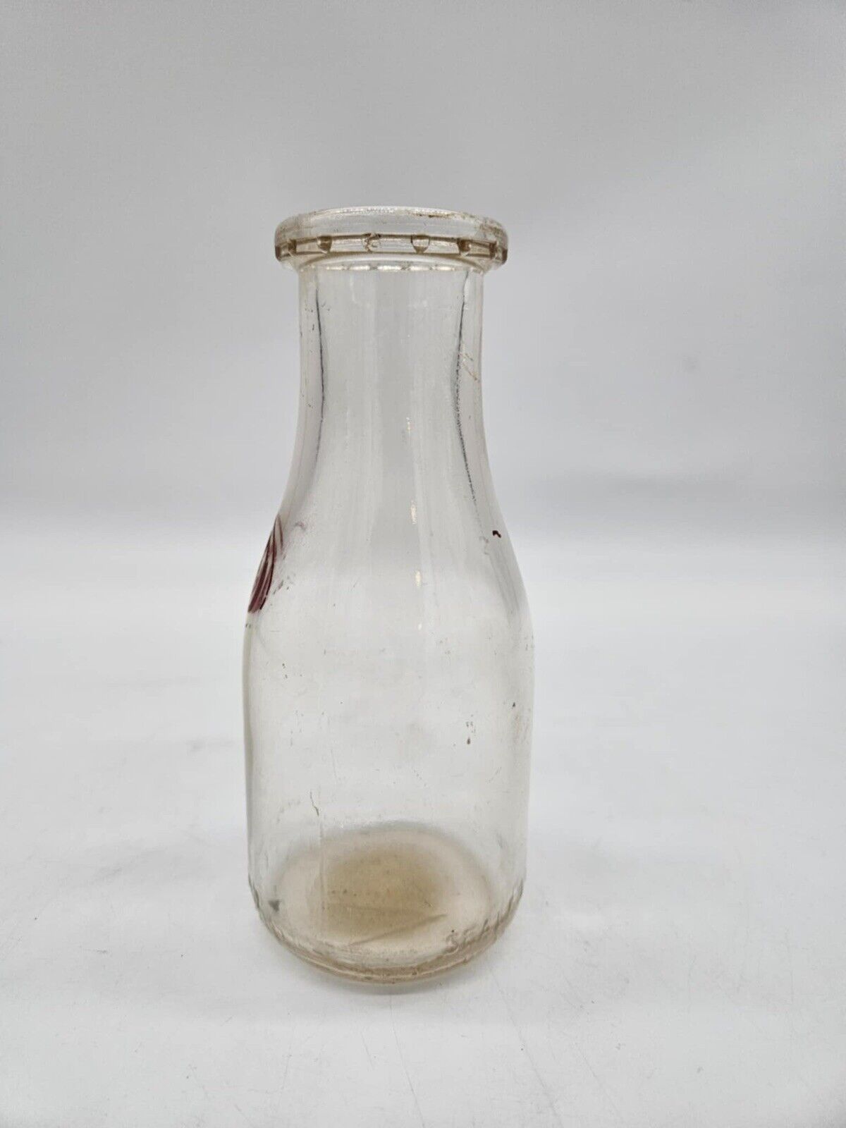 ANTIQUE 1946 PLATHS BUTTERCUP DAIRY PINT MILK BOTTLE ACL RENSSELAER NY NICE RARE