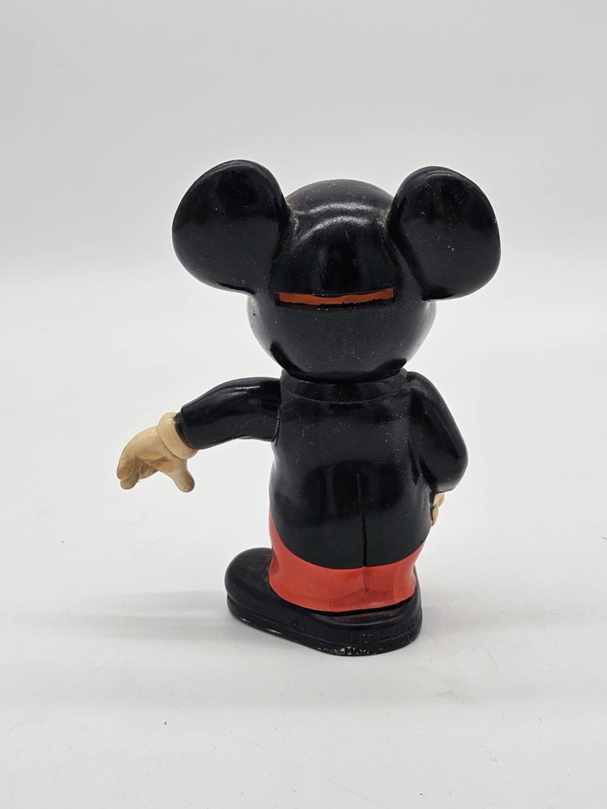 Vintage Mickey Mouse Walt Disney Plastic Bank Made in Korea