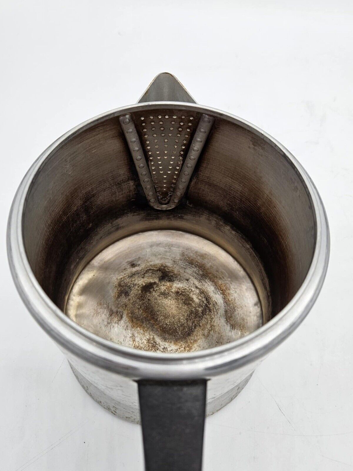 2 Vintage Aluminum Mirro Drip Pot Coffee Makers Percolator 9 Cup Camping M0829