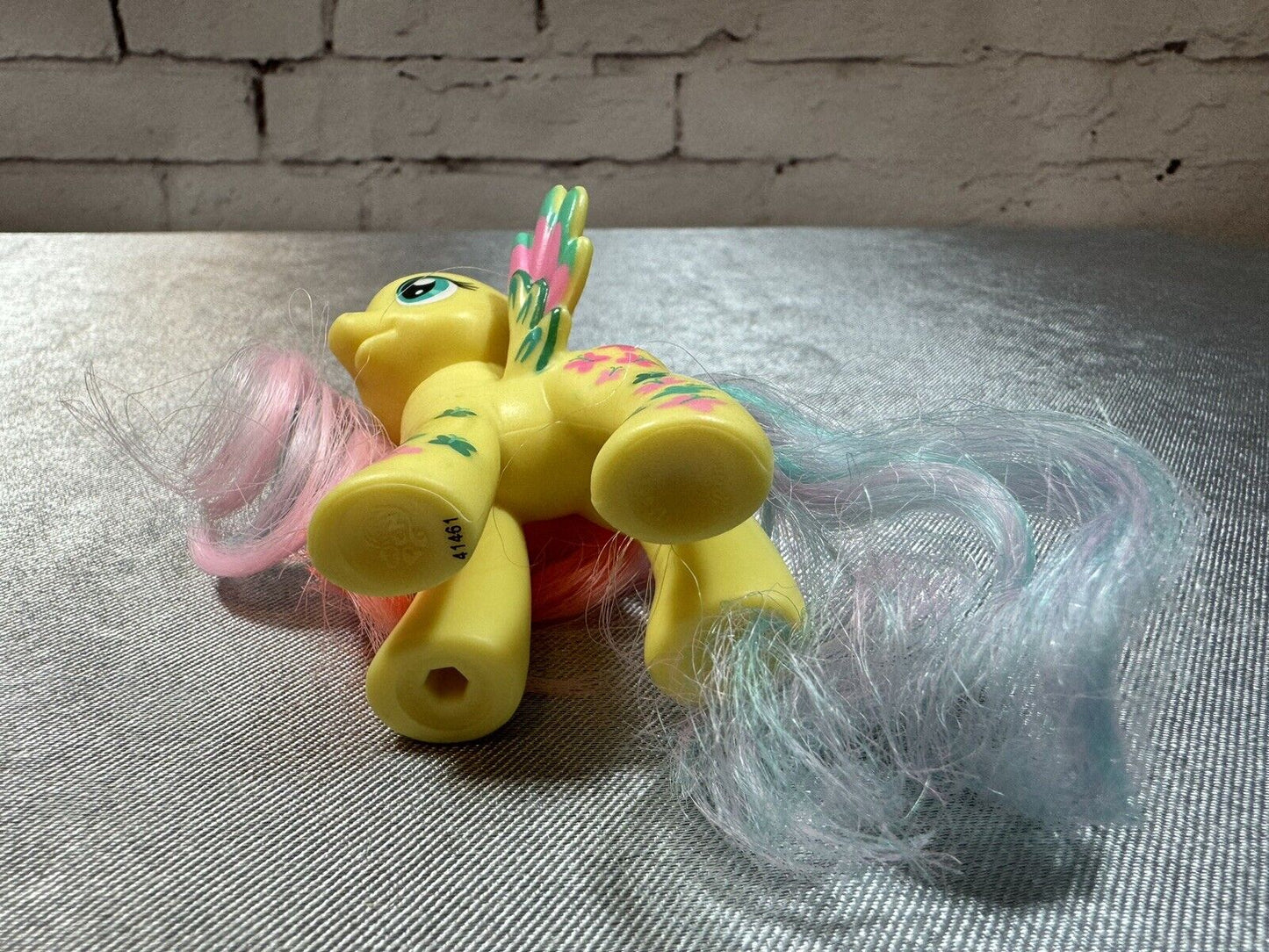 Rainbow Power Shutterfly 3" MPL my Little Pony G4 Hasbro 2010 Brushable