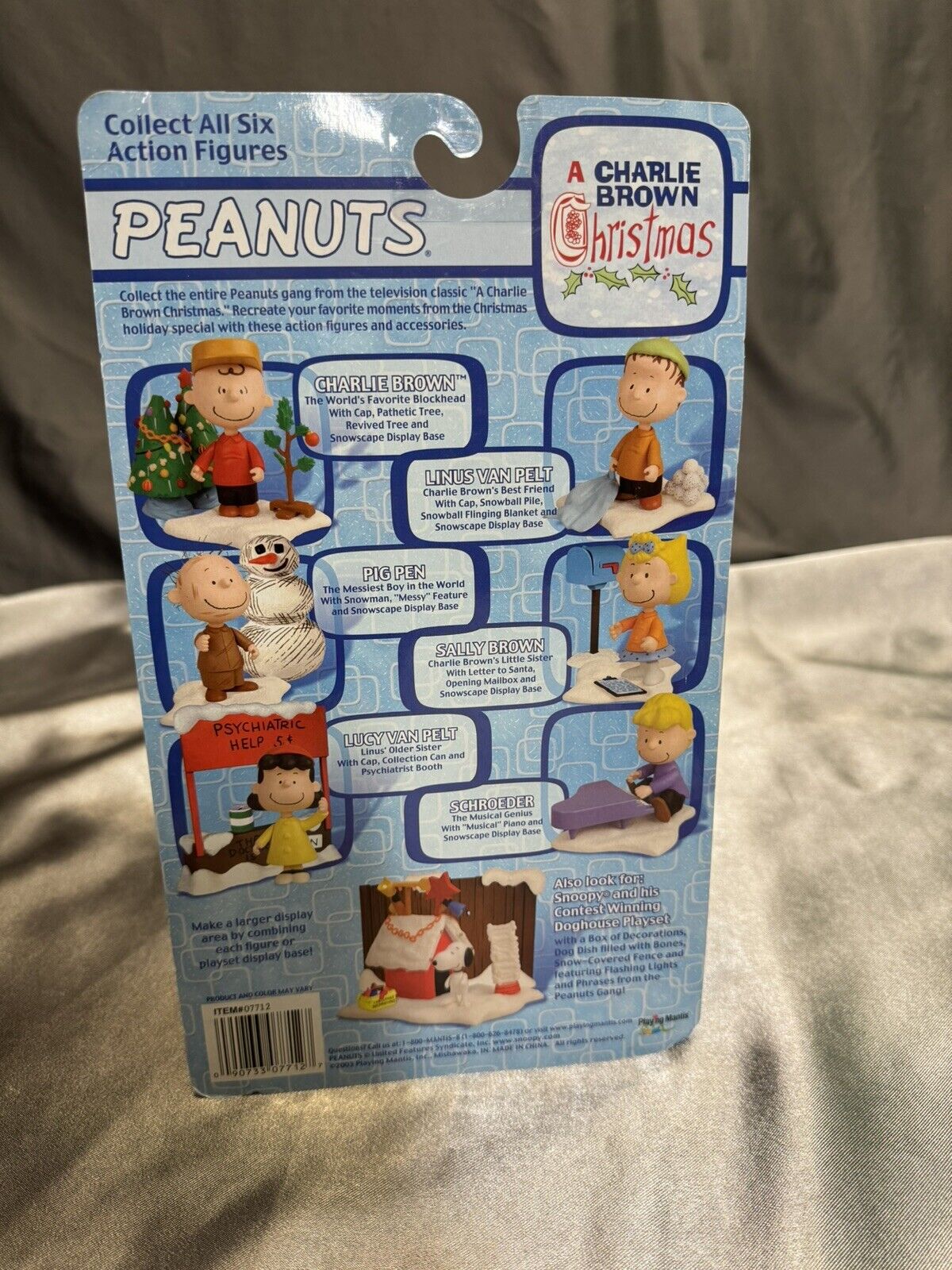 VTG Peanuts Playset Display A Charlie Brown Christmas Full Set New In Box VCTY