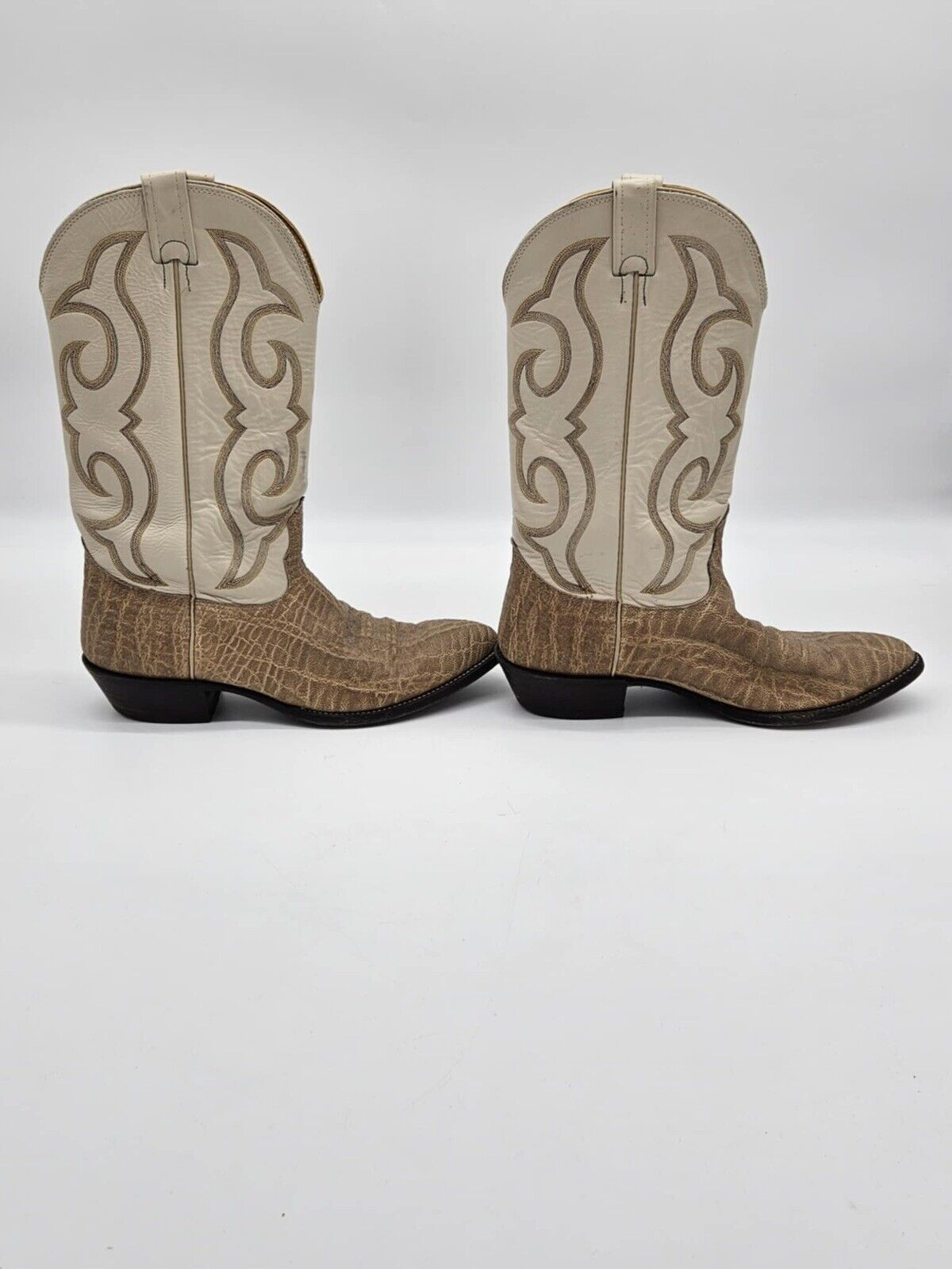 Vintage Nocona Exotic Western Cowboy Boots Men's Size 11 D - 1973130403