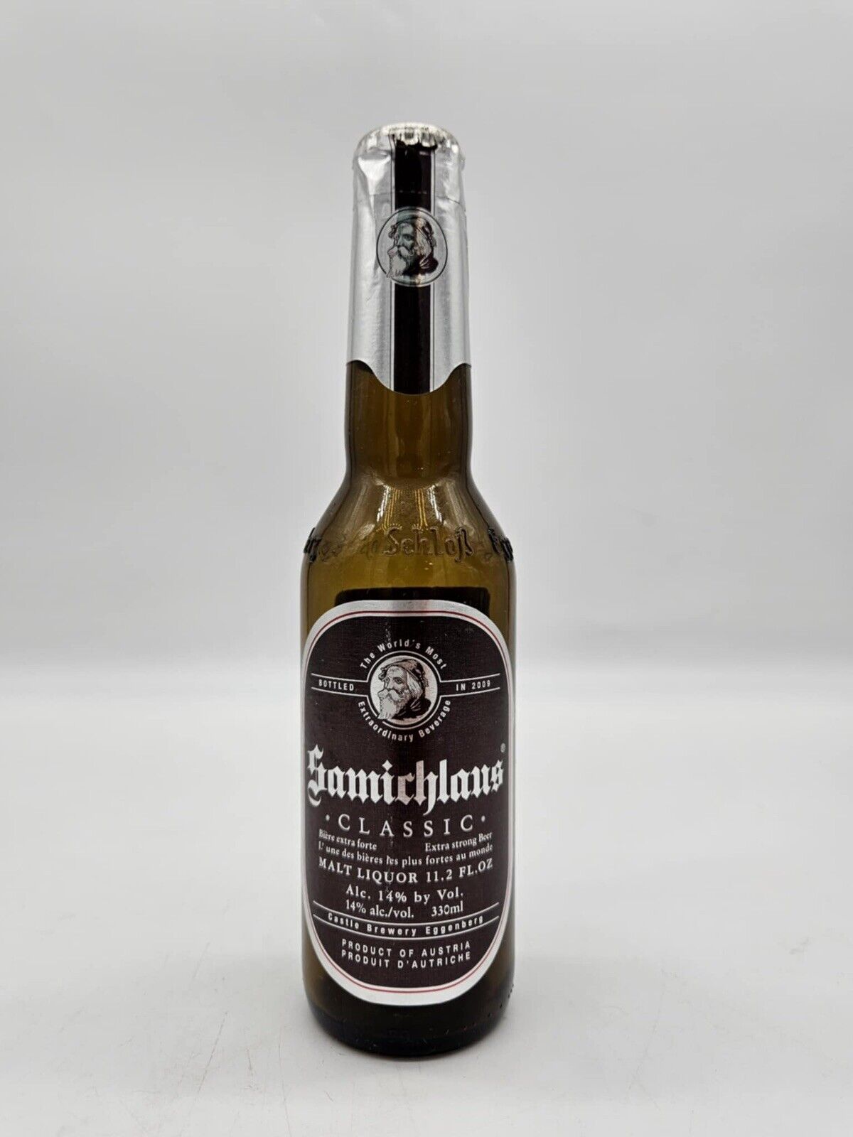 BEER Bottle With Crown Cap ~*~ Brauerei SAMICHLAUS Bier Swiss 1987 EMPTY
