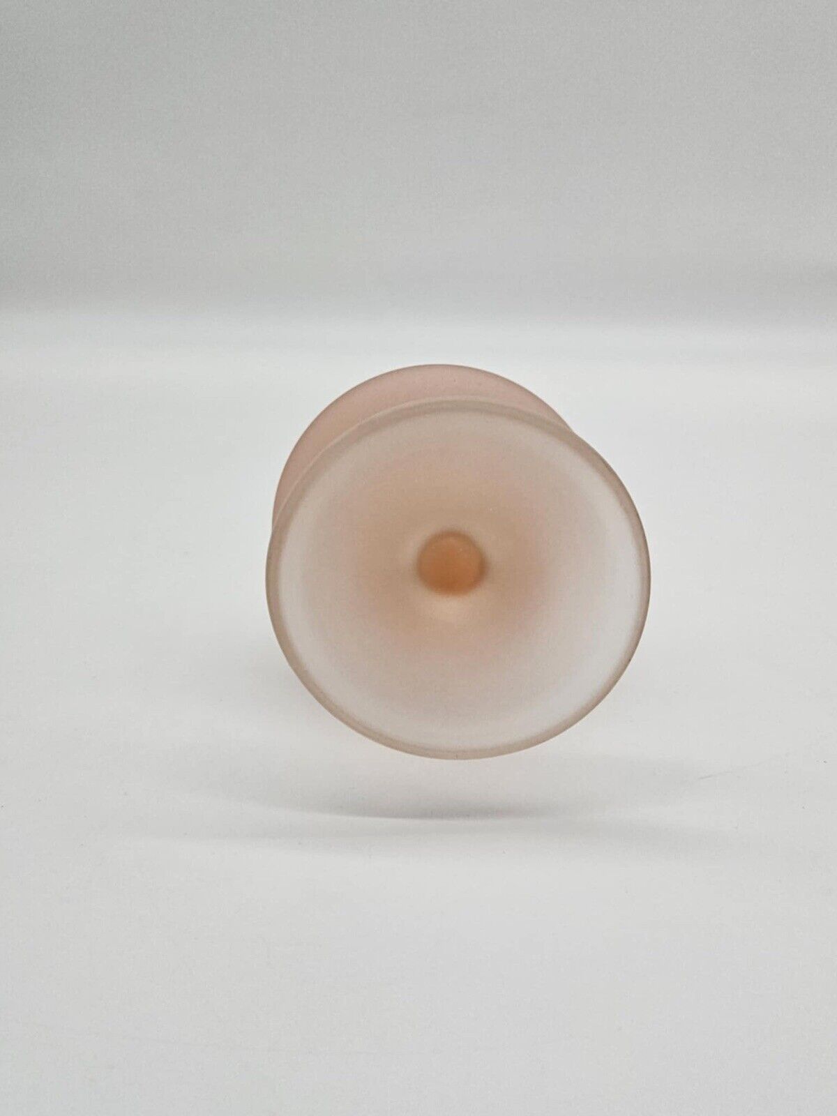 Vintage Pink Pastel Frosted Glass Vase Jug Mid Century Design Empoli VHD