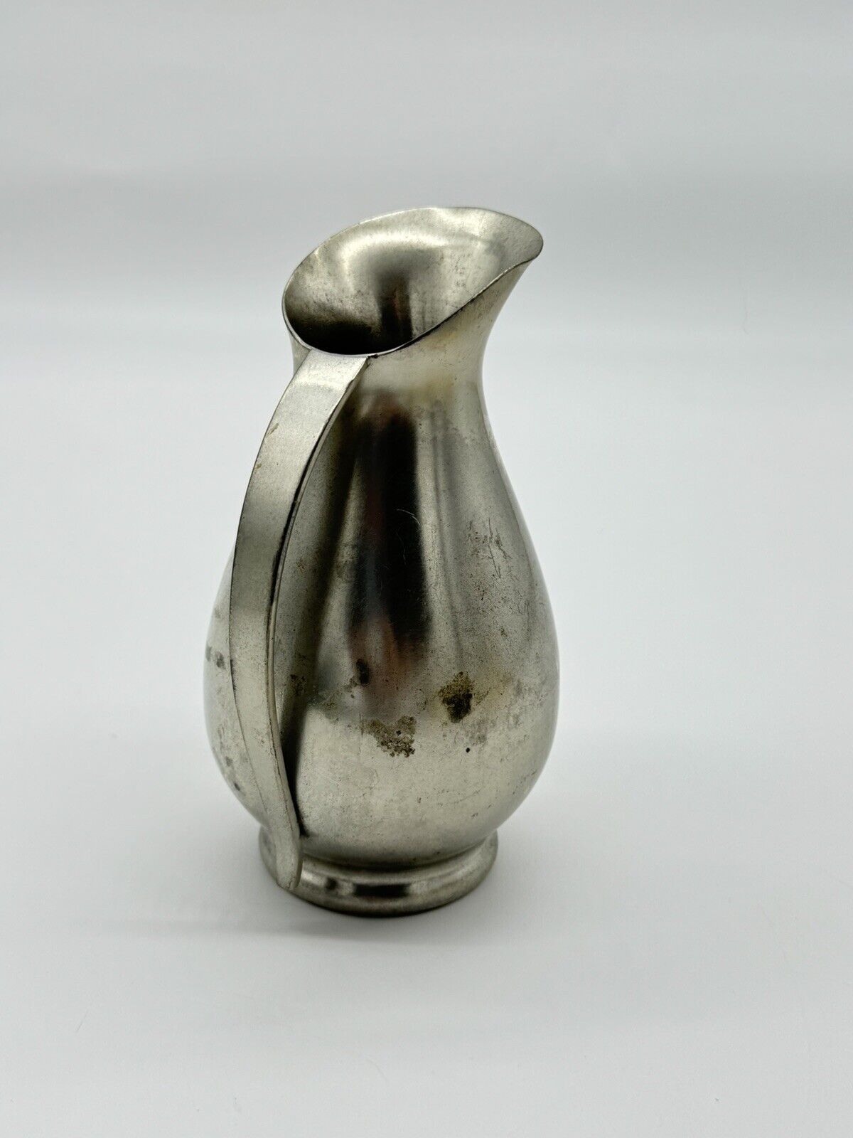 1960s Royal Holland KMD Daalderop Pewter Sculptural Pitcher Vintage Barware
