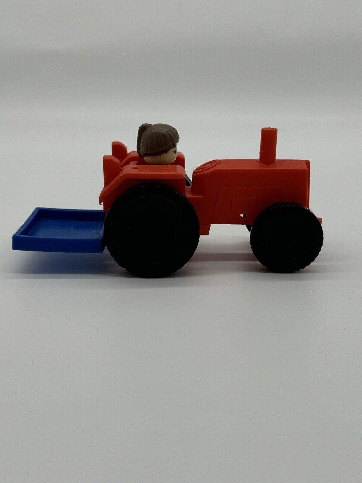 Barneleker Plastic Red Tractor Vintage Norway Toy