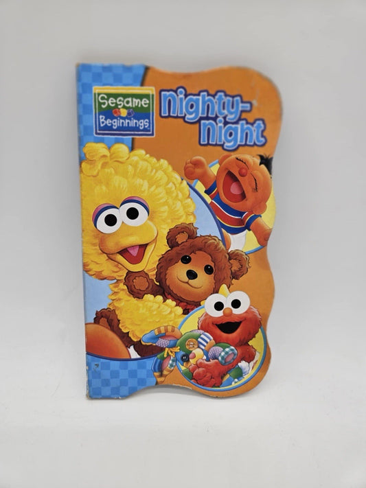 ⭐️⭐️⭐️⭐️⭐️ Sesame Beginnings Nighty-Night Board Book