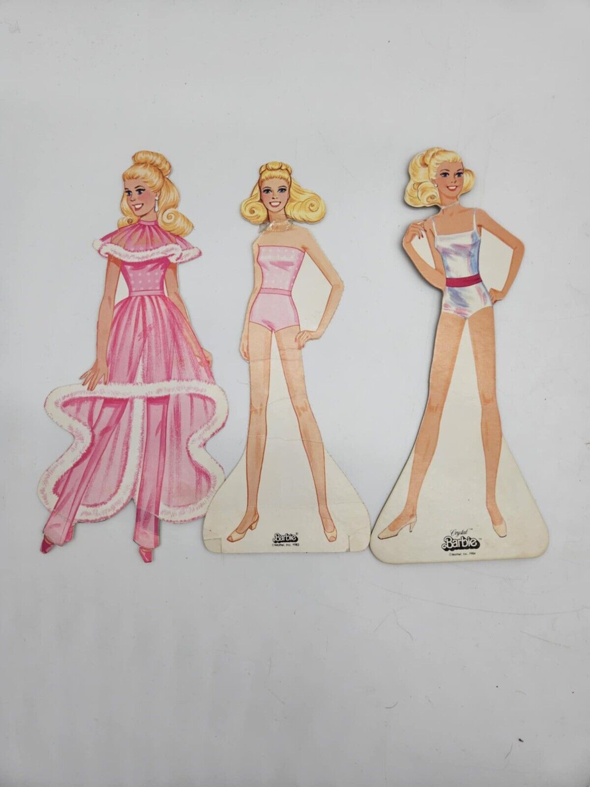 1984 Crystal Barbie Paper Doll & Paper Clothes