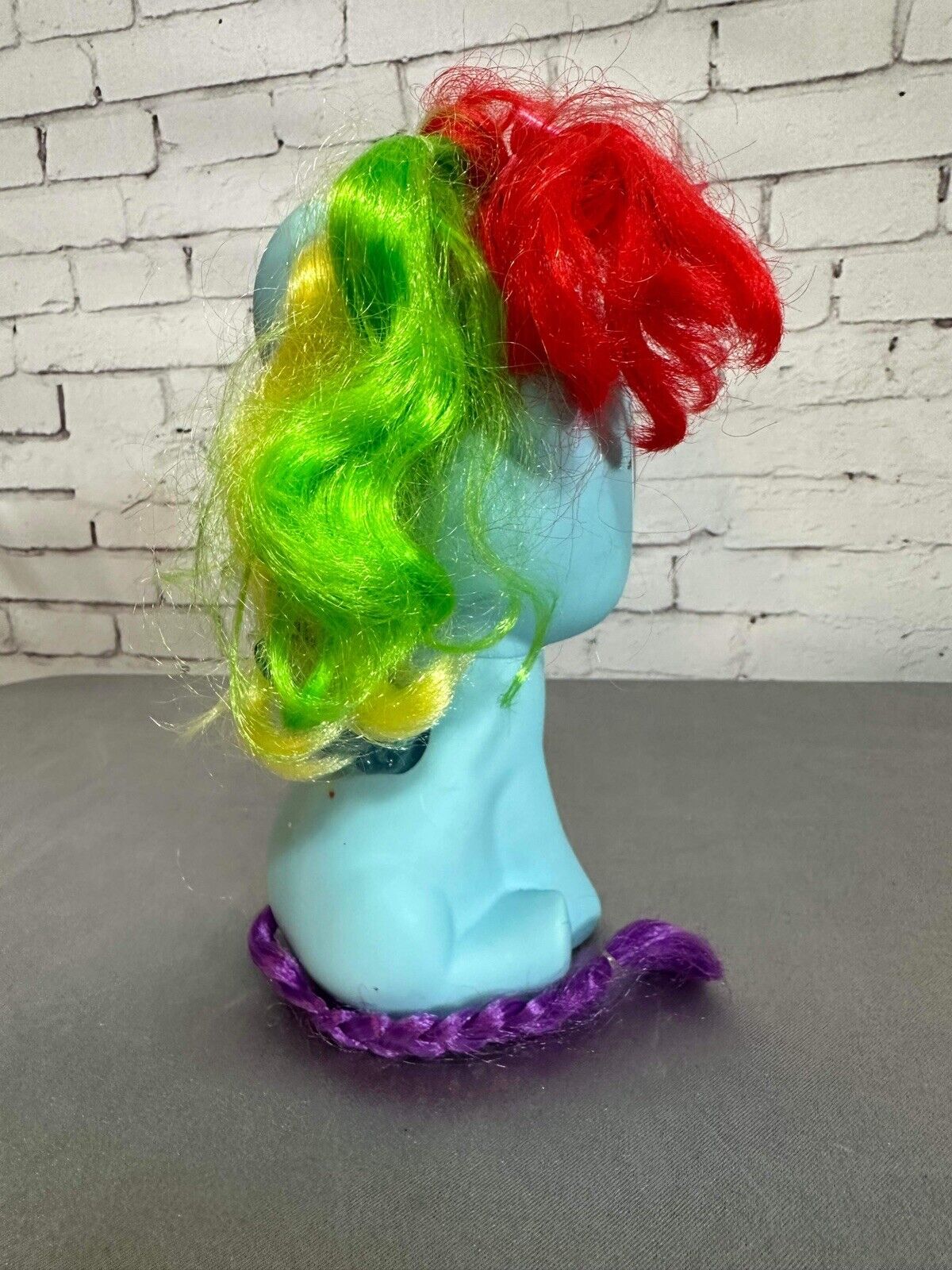 10" HASBRO 2016 BLUE RAINBOW DASH SITTING FIGURE LARGE MY LITTLE PONY