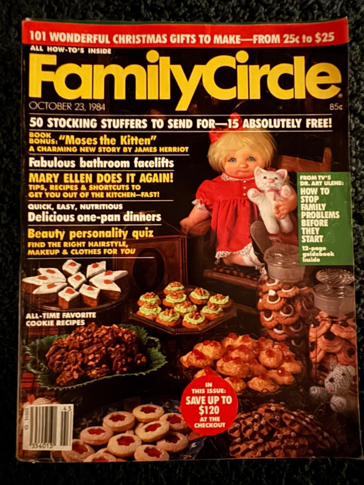 Family Circle magazine lot - Early 1980's lot of 6 - Vintage Back Issue