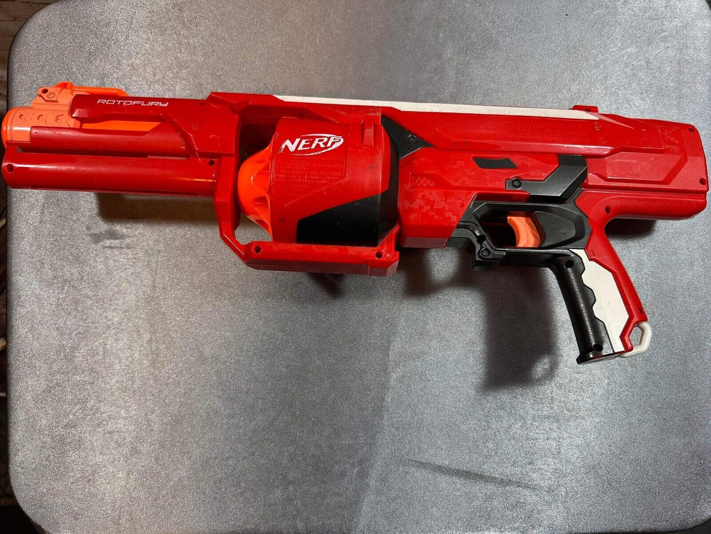 NERF Red Mega Series RotoFury Dart Gun Blaster Free Shipping VTY