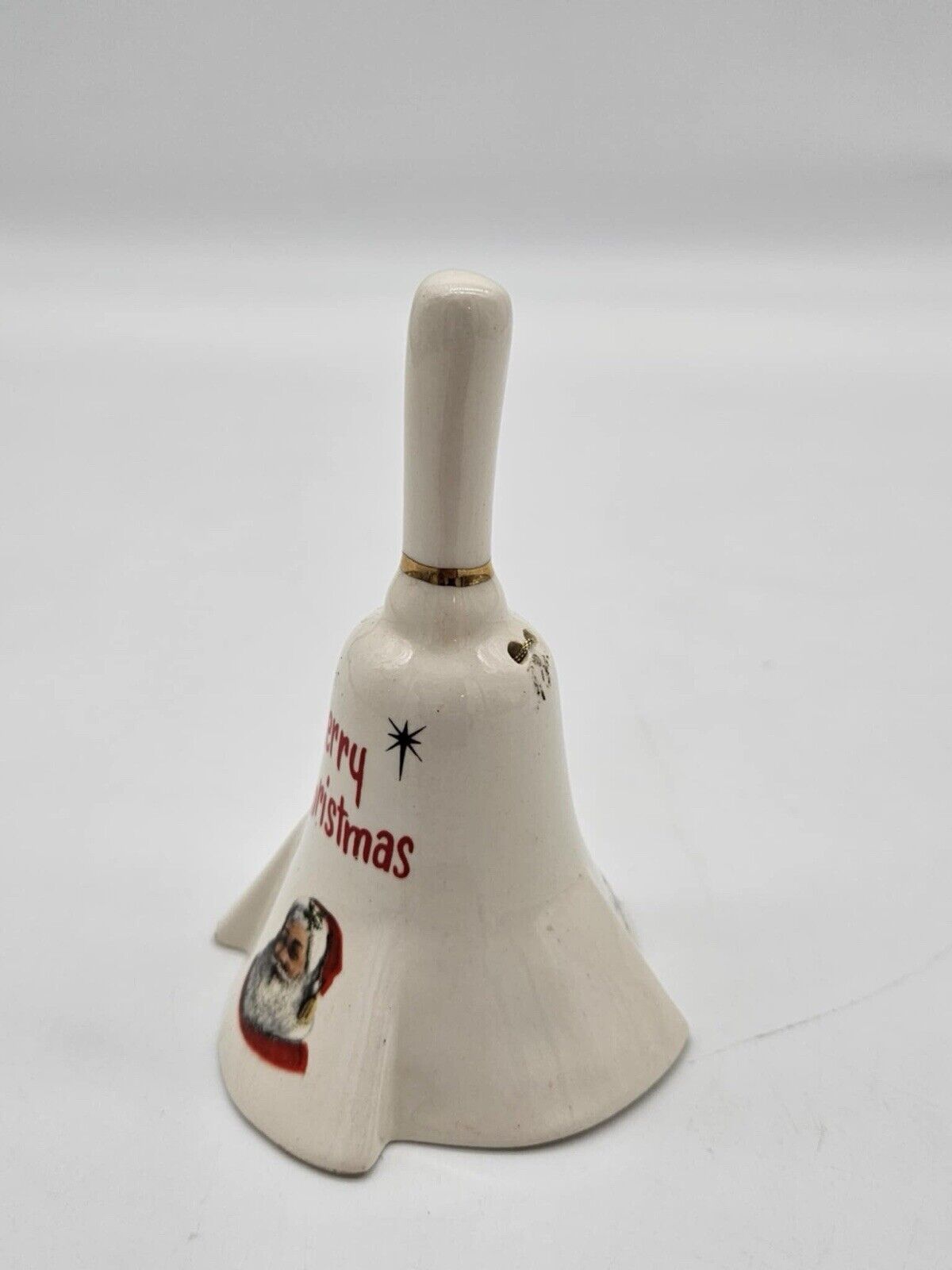 Vintage Very Unique Santa Bell Very Rare, Made Manitowoc, WI