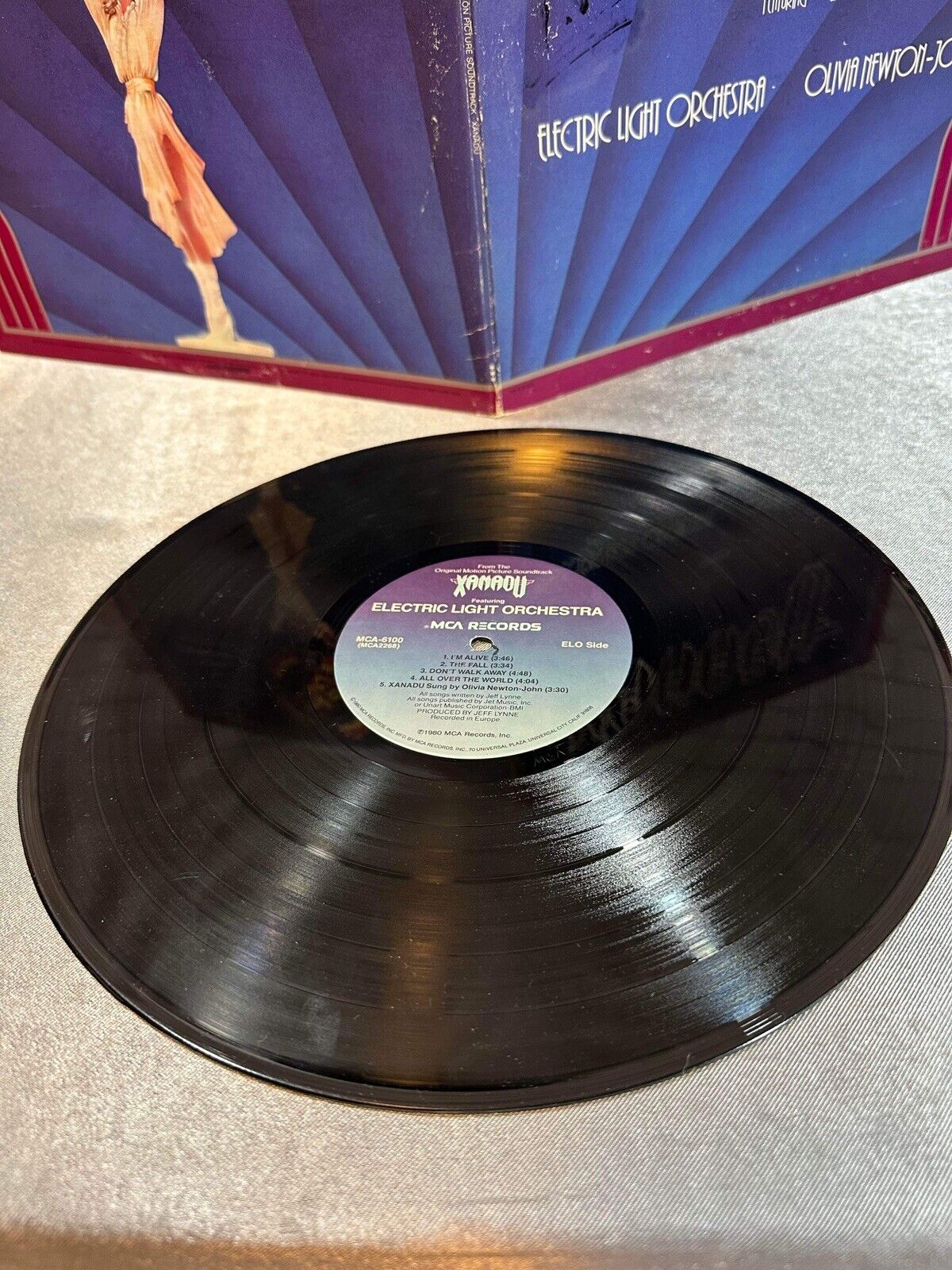 Xanadu-1980 Movie Soundtrack Vinyl Electric Light Orchestra and OliviaNewtonJohn