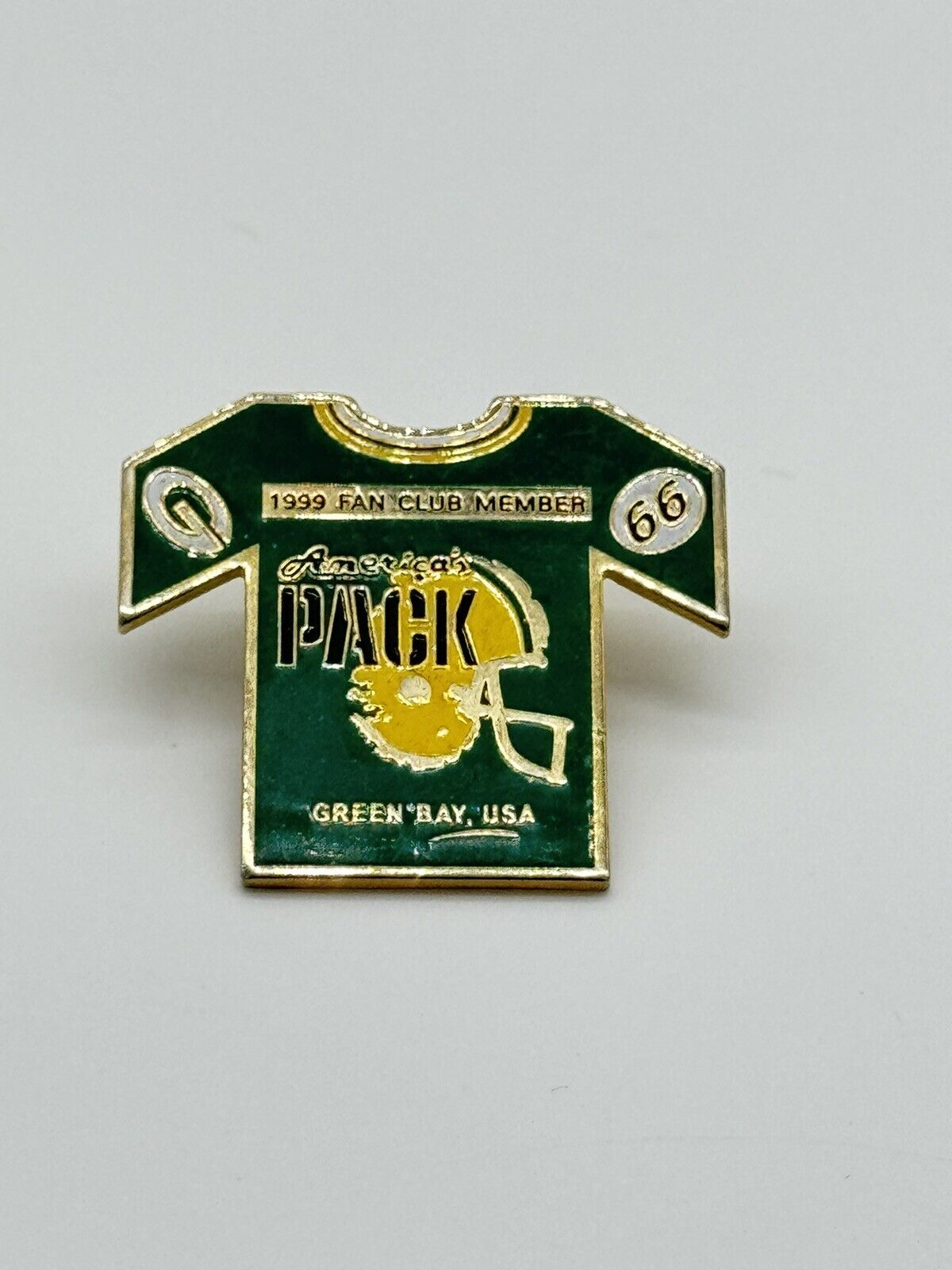Vintage NFL Green Bay Packers 1999 Fan Club Member Pin