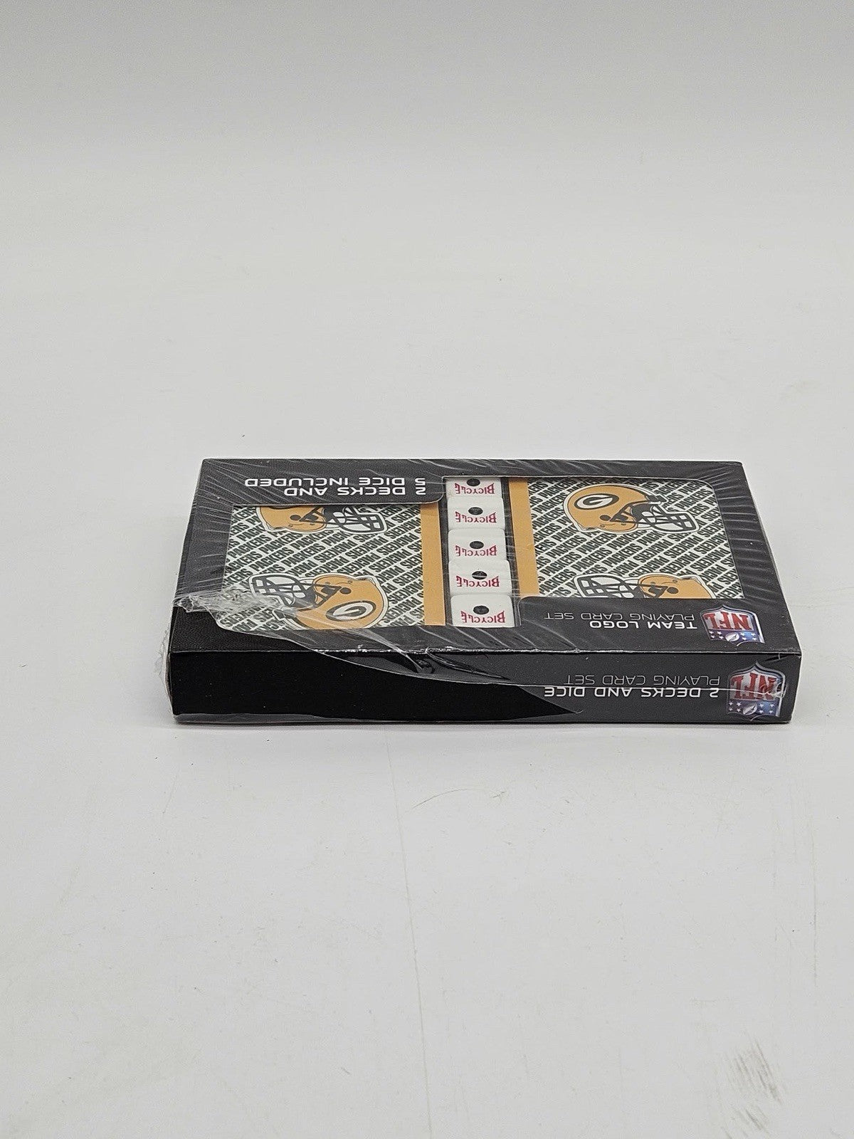 NFL Green Bay Packers Bicycle Playing Cards & Dice Gift Set Sealed