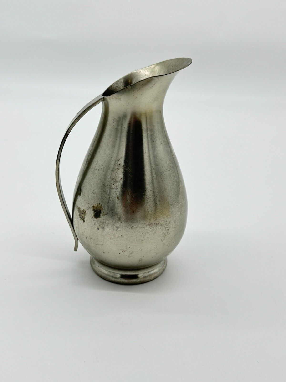 1960s Royal Holland KMD Daalderop Pewter Sculptural Pitcher Vintage Barware