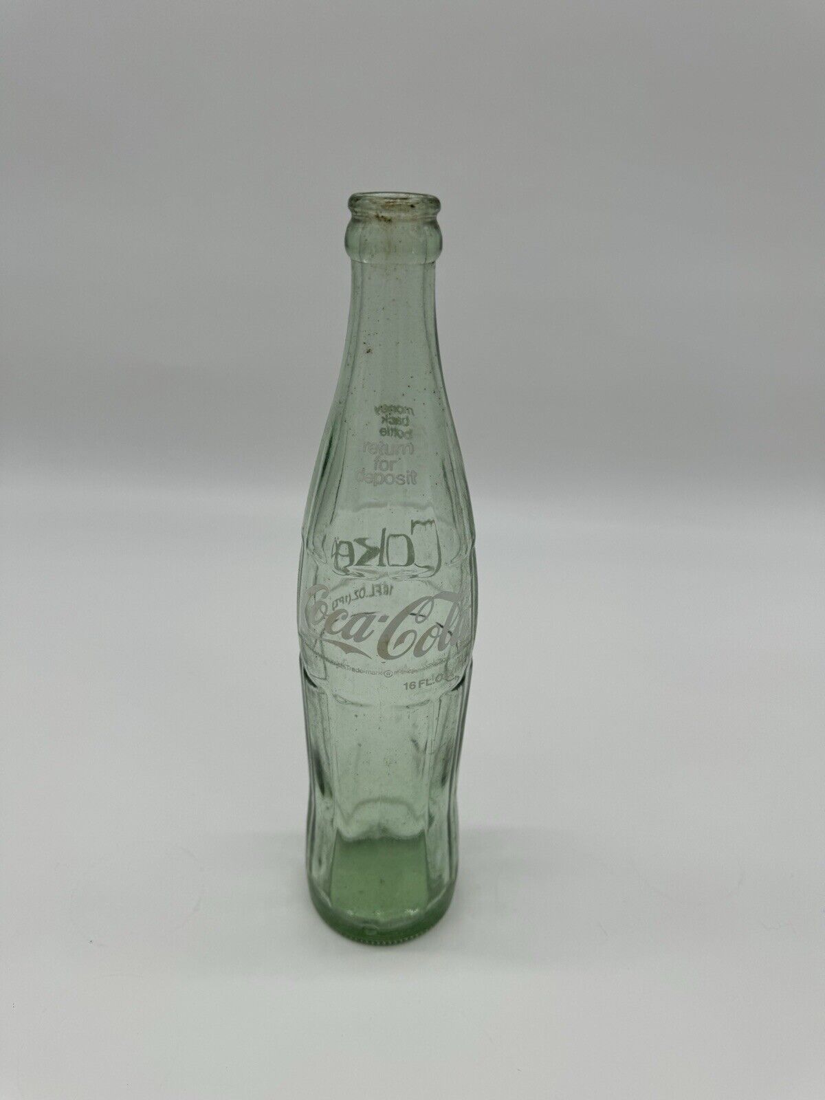 Vintage Coke Coca Cola Green Glass Bottles 1 Pint 16oz Lot of 6
