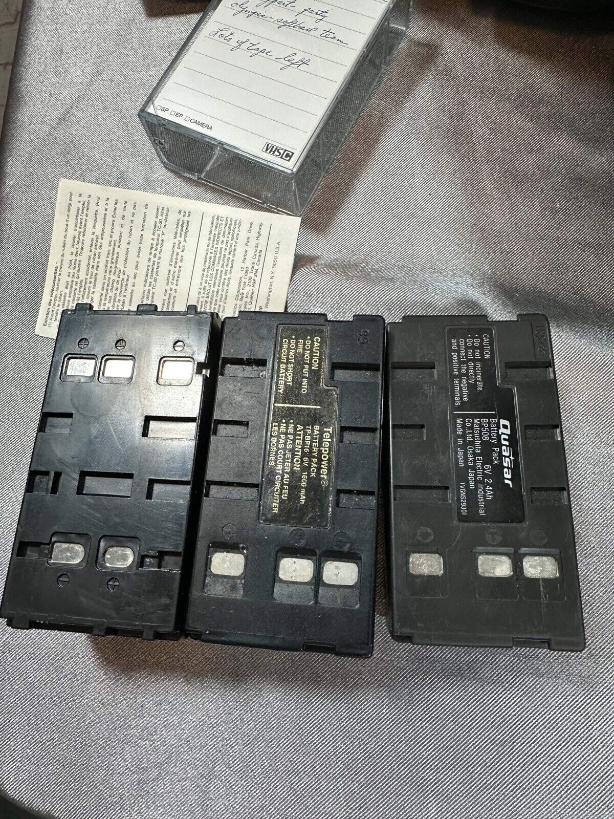 Panasonic Palmcorder PV-18 VHSC - X8 Digital Auto Focus w/ Lots of Xtras!! MISC