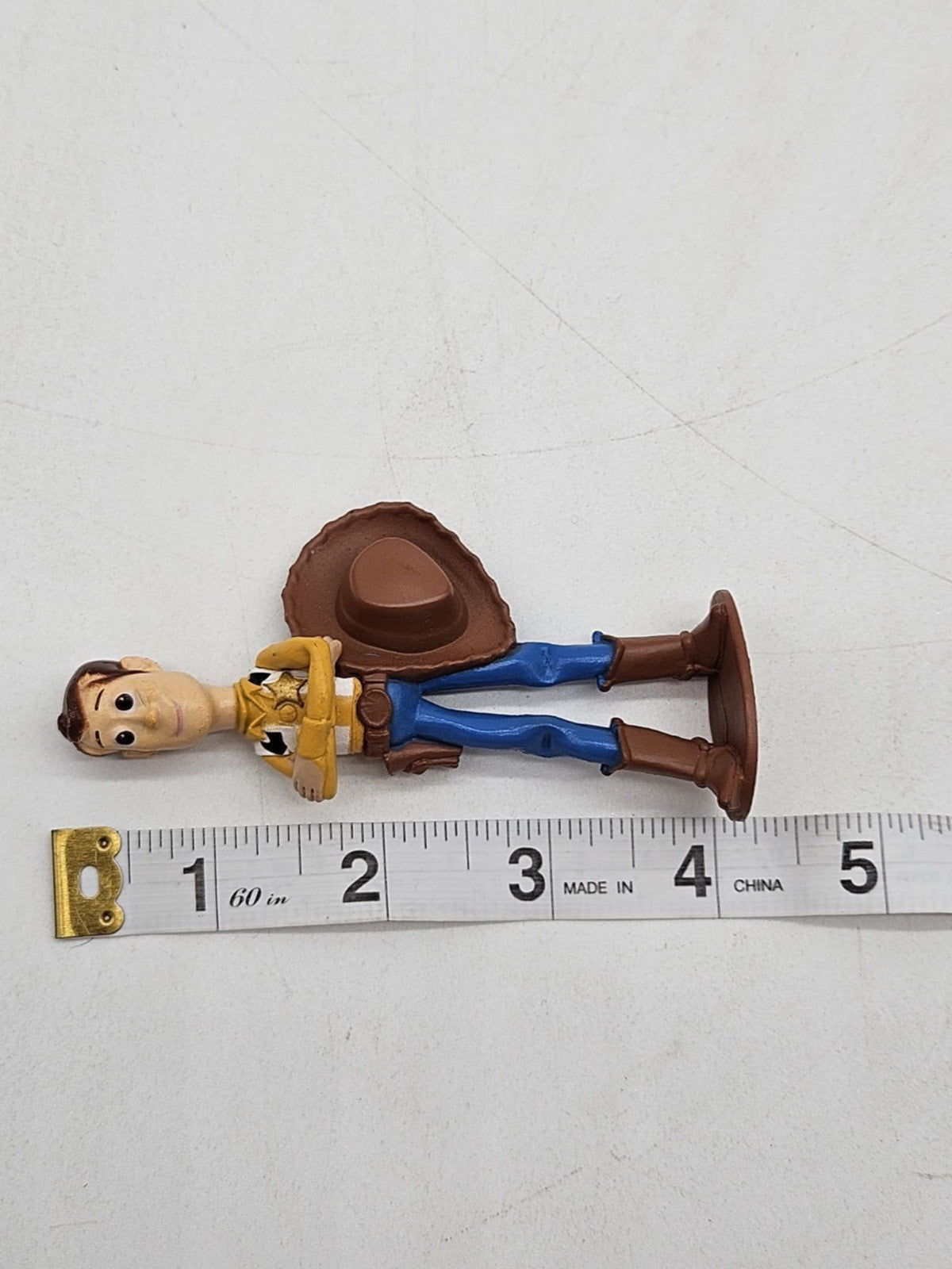 DISNEY PIXAR TOY STORY 4 WOODY THE SHERIFF COWBOY PVC FIGURE CAKE TOPPER