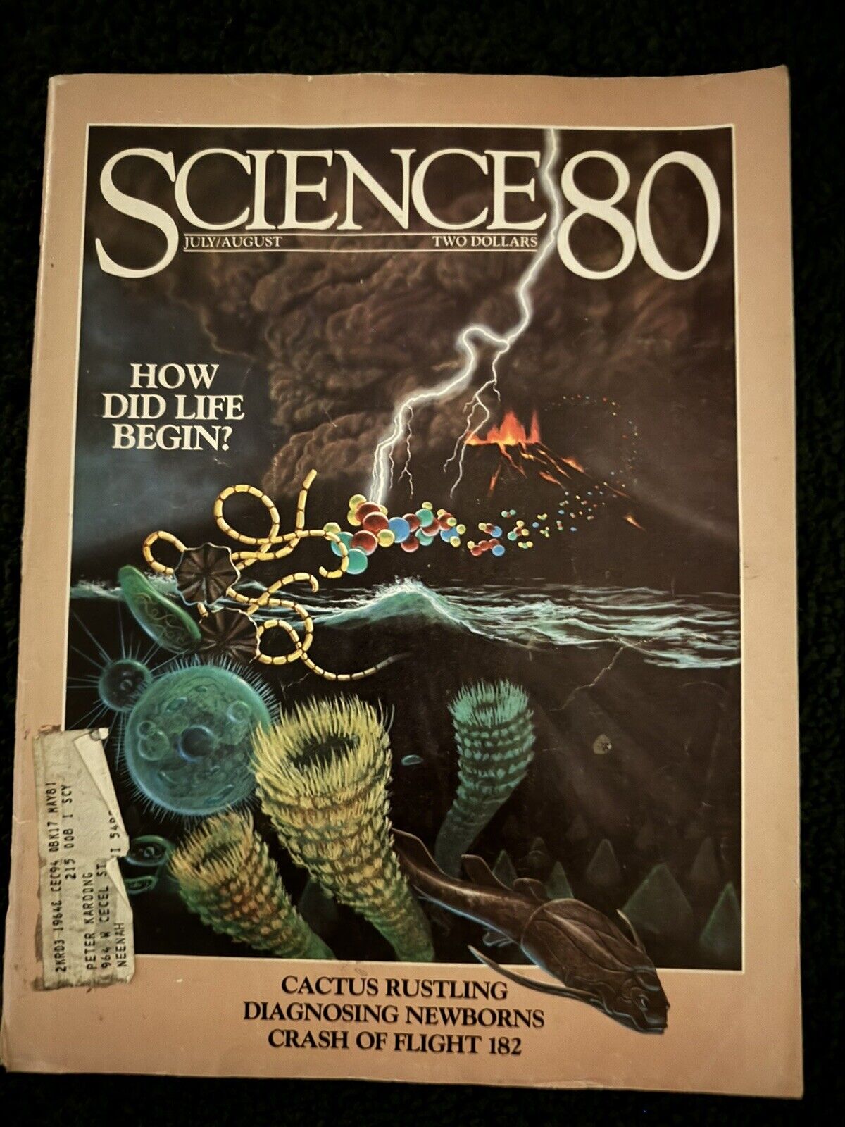 1980s Vintage Science 80 Magazine July/August Issue