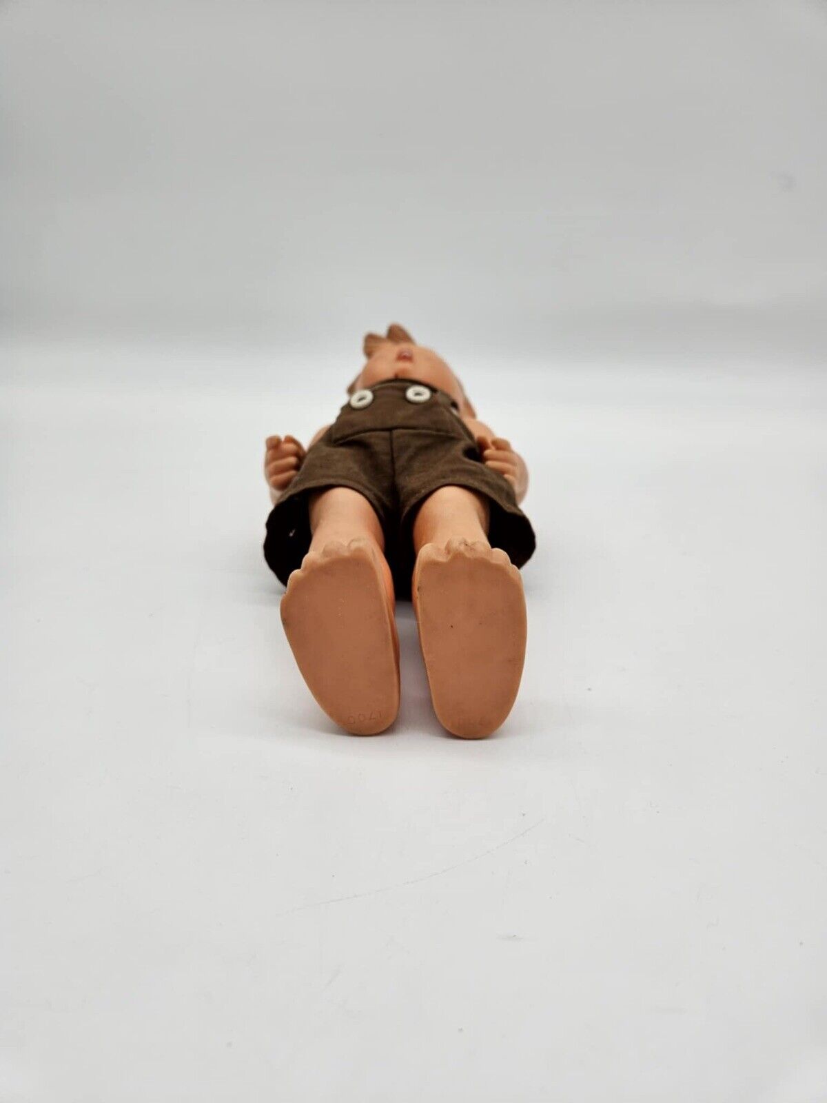 VINTAGE MJ HUMMEL GOEBEL BOY IN LEDERHOSEN 11" DOLL ~ MADE IN WEST GERMANY