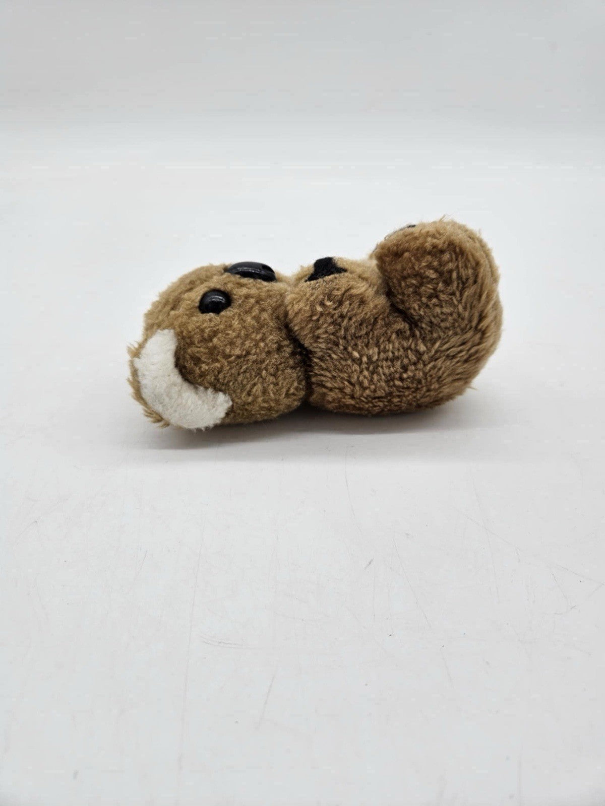 Vintage Koala Bear Plush Tan Brown Stuffed Animal White Ears Nut Filled