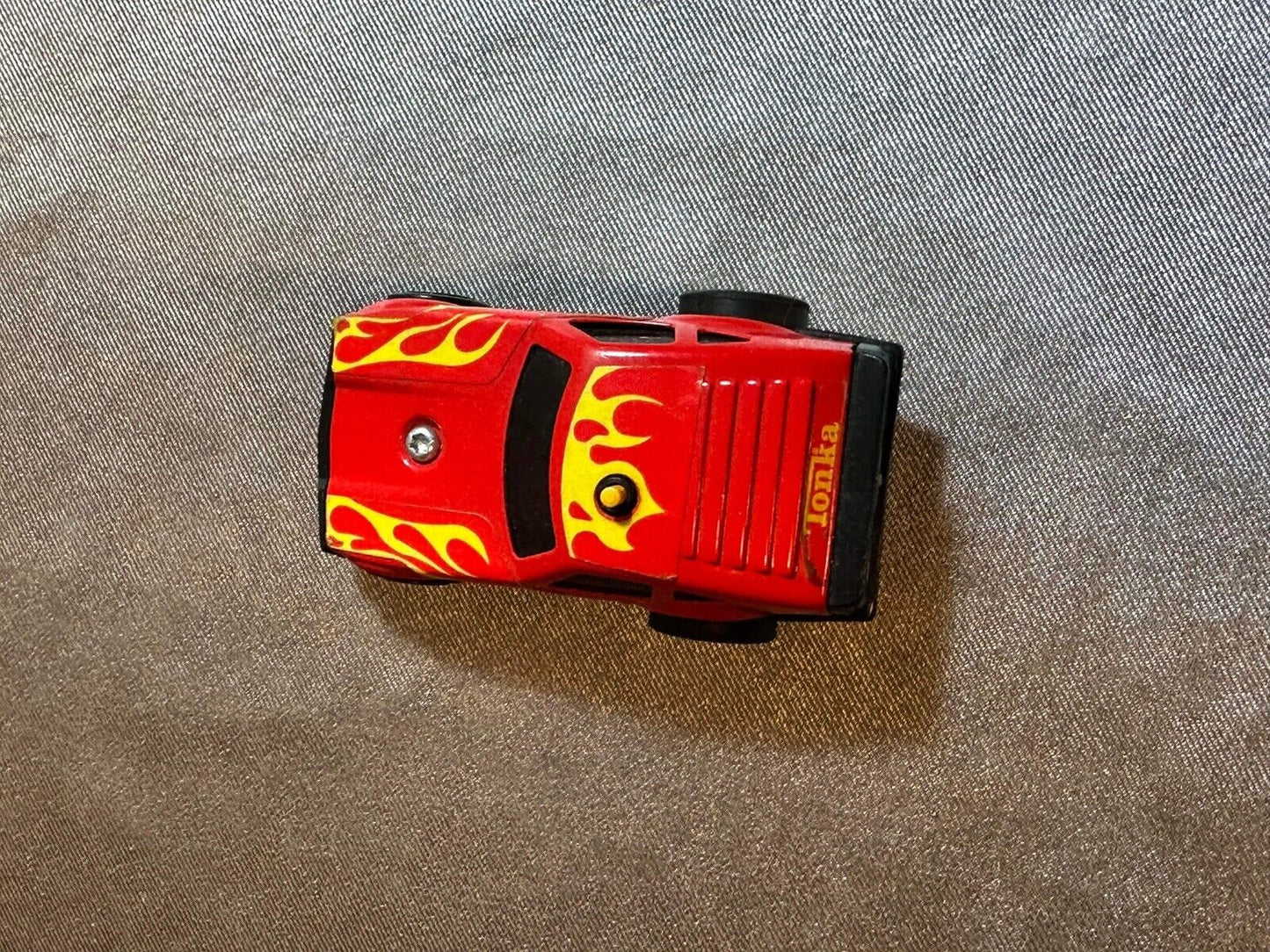 VINTAGE Tonka Toy Race Car Friction Button Activate Made In JAPAN VTY