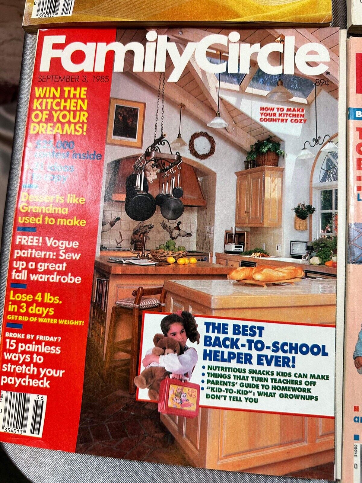 Family Circle magazine lot - Early 1980's lot of 6 - Vintage Back Issue