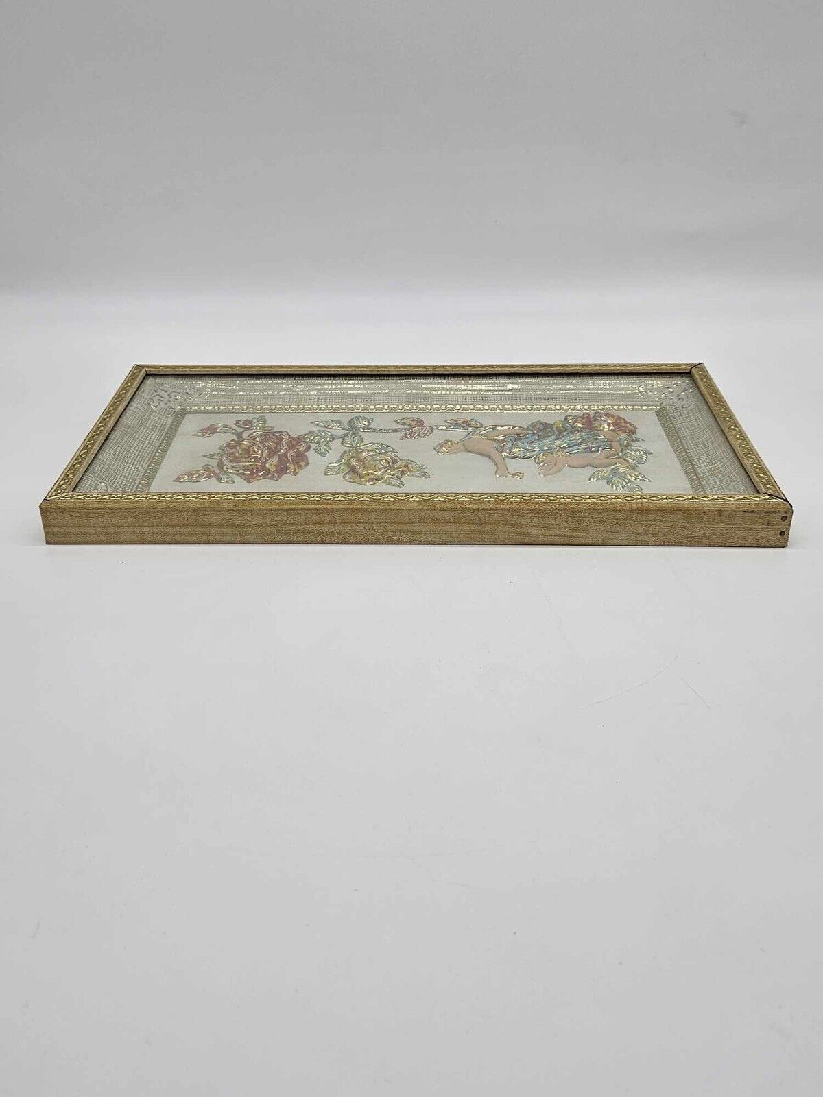 2 Vintage Metalcraft 4 Seasons Framed 3D MCM Pictures Art - NO. 7025