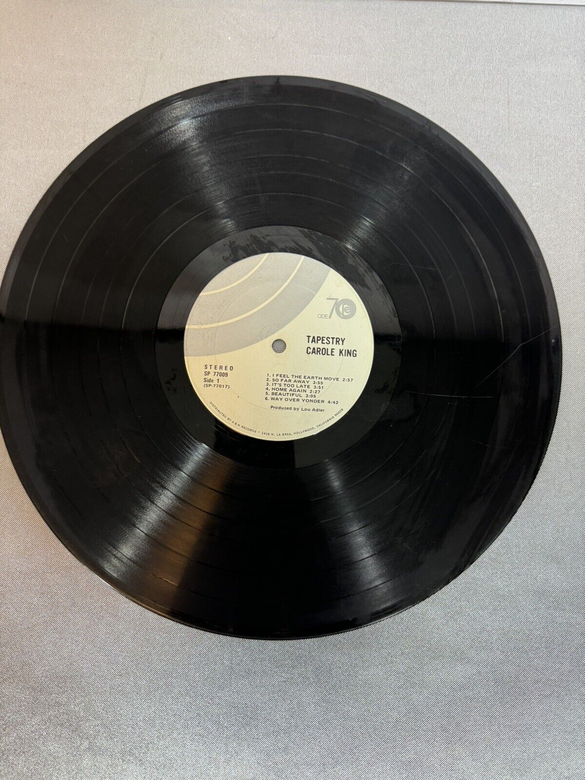 Carole King by Tapestry (Vinyl LP, 1971, A&M Records)