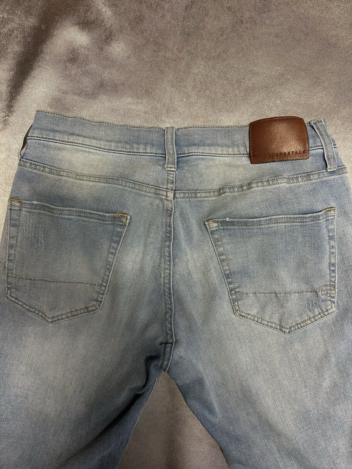 Aeropostale Mens Flex Effects Super Skinny Stretch Blue Jeans 30/32 MCLTH 001
