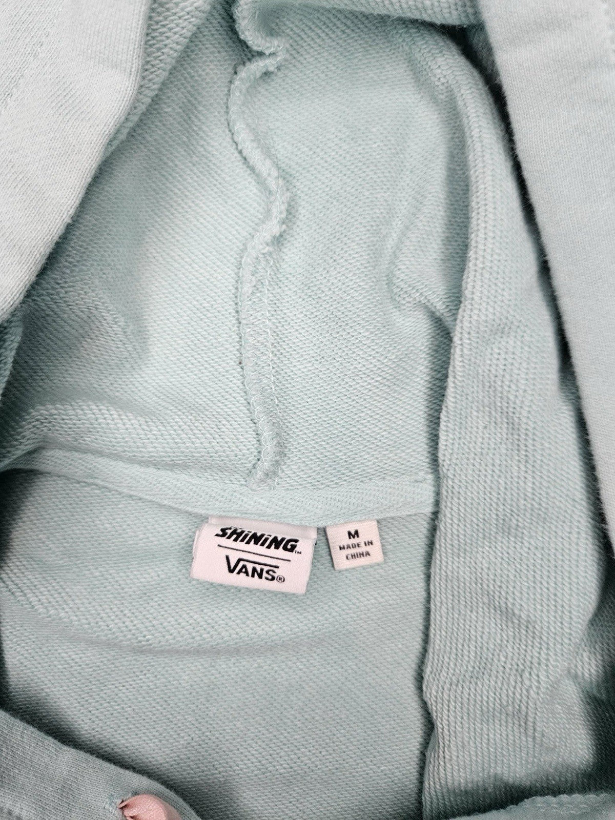 Vans x The Shining Light Blue Pullover Hoodie Twins Graphic Size M