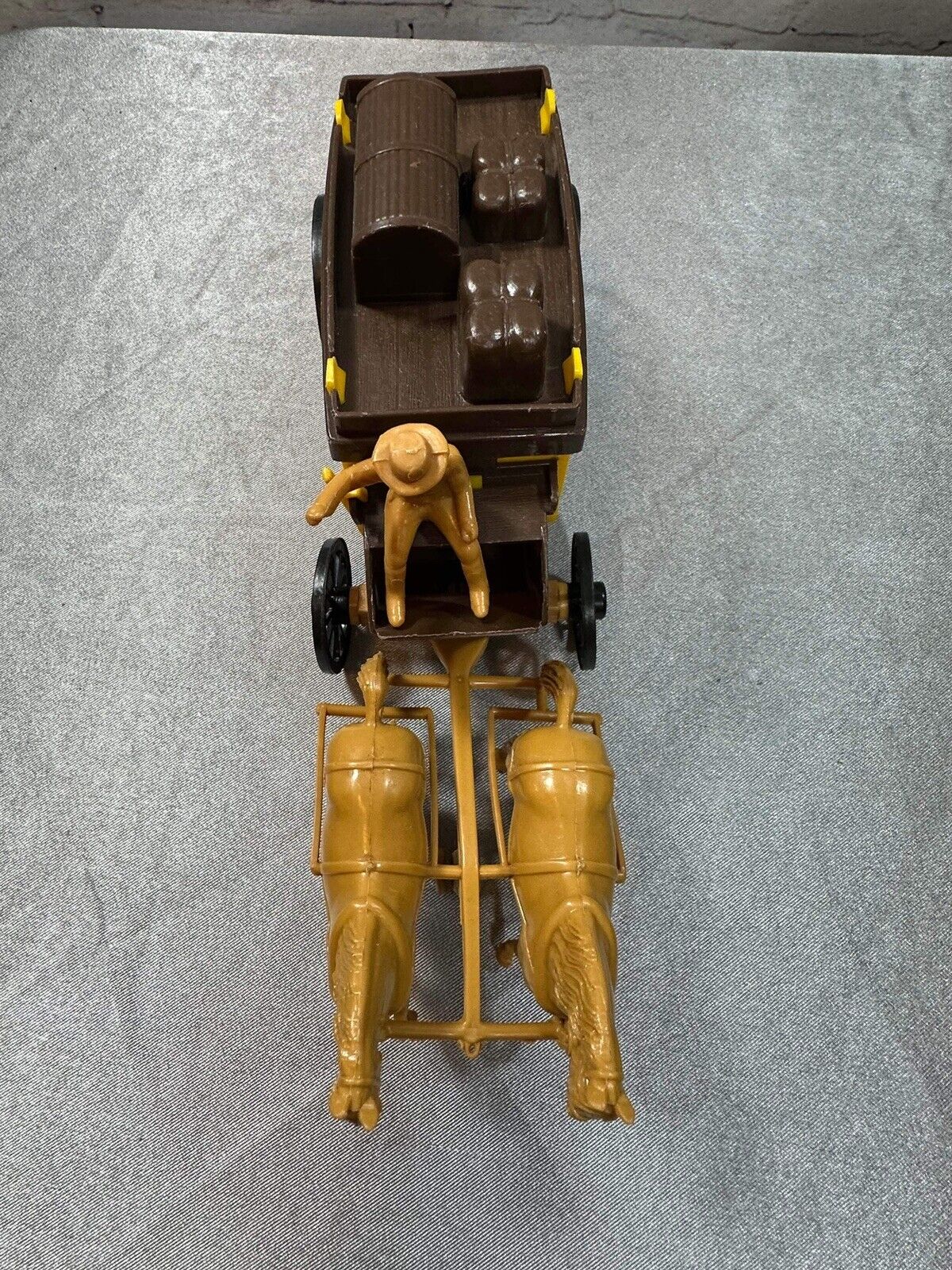 Vintage Wells Fargo Stage Coach Plastic Western Cowboy VTY