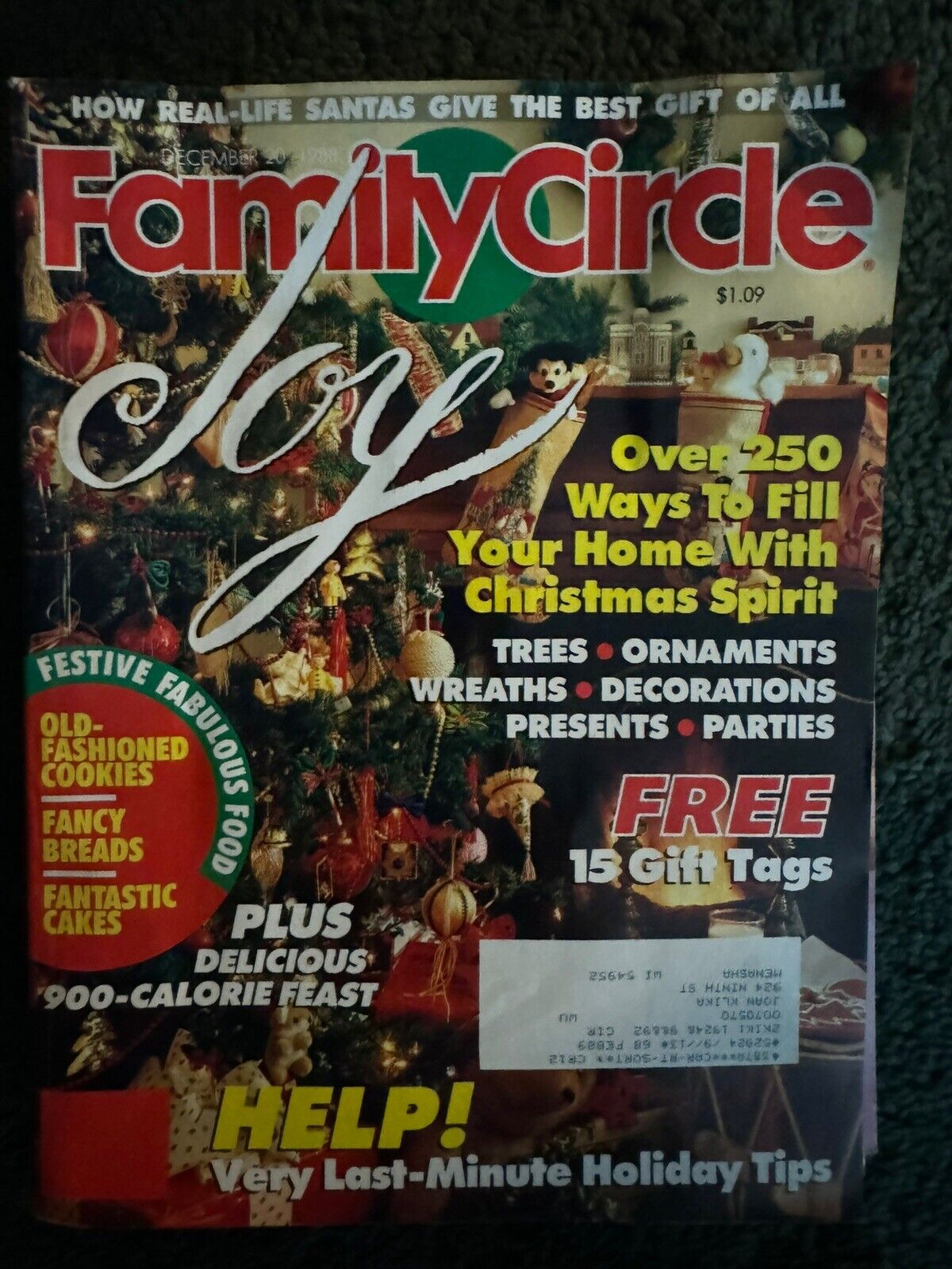 Family Circle magazine lot - Early 1980's lot of 9 - Vintage Back Issue