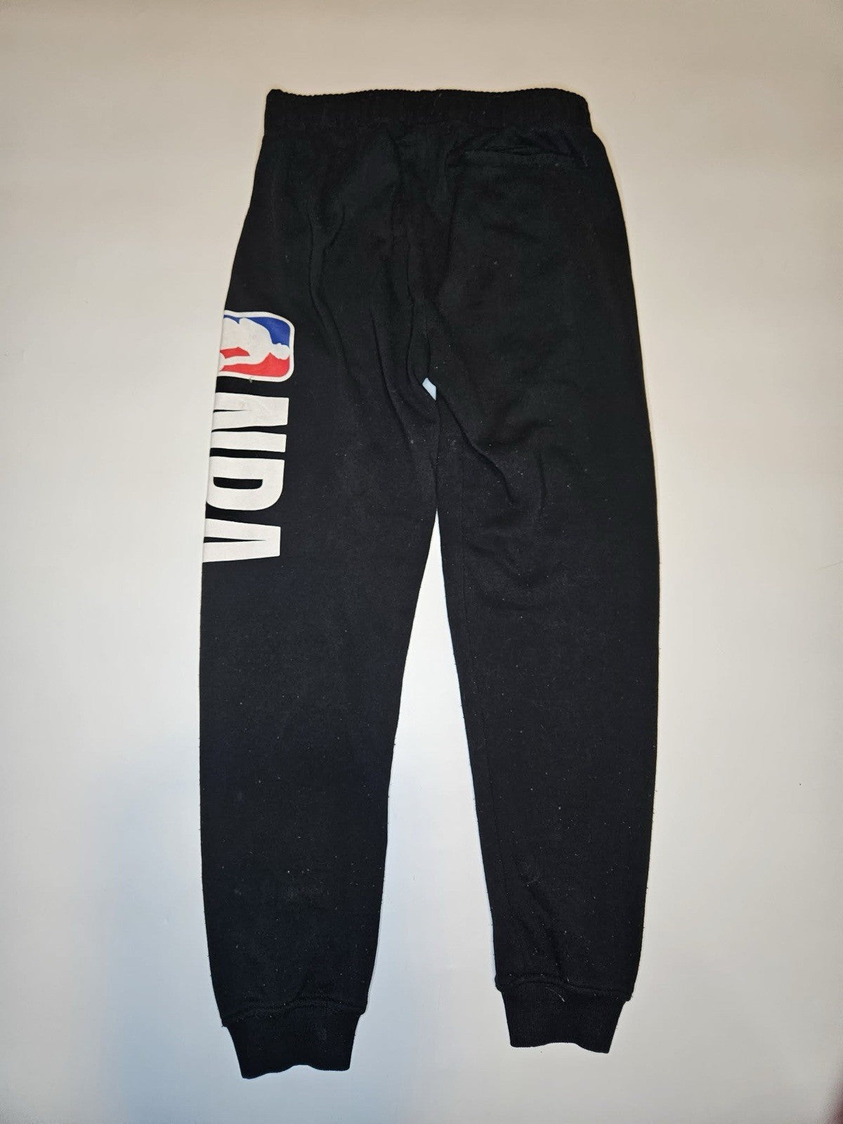 NBA Sweatpants Black Joggers Logo Athletic Men’s Size S