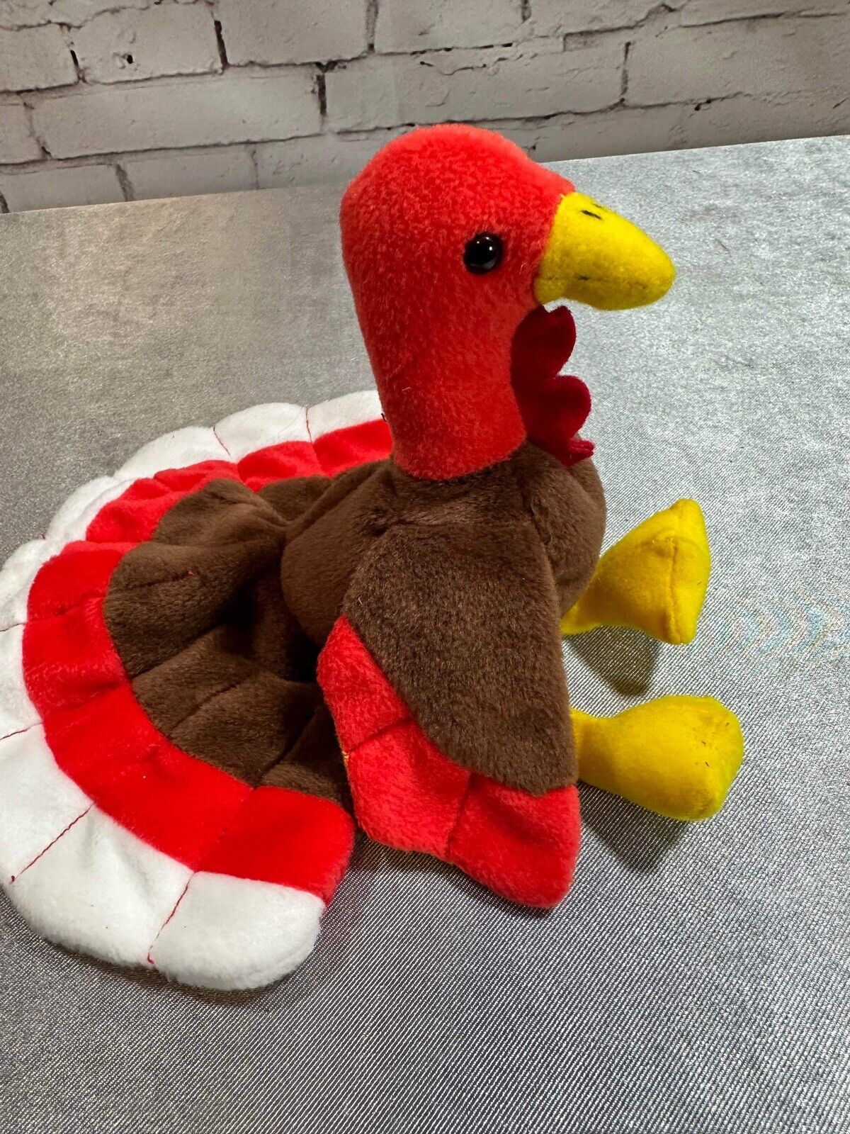 Ty Beanie Baby 1996 GOBBLES The Turkey #4034 Rare! VCTY