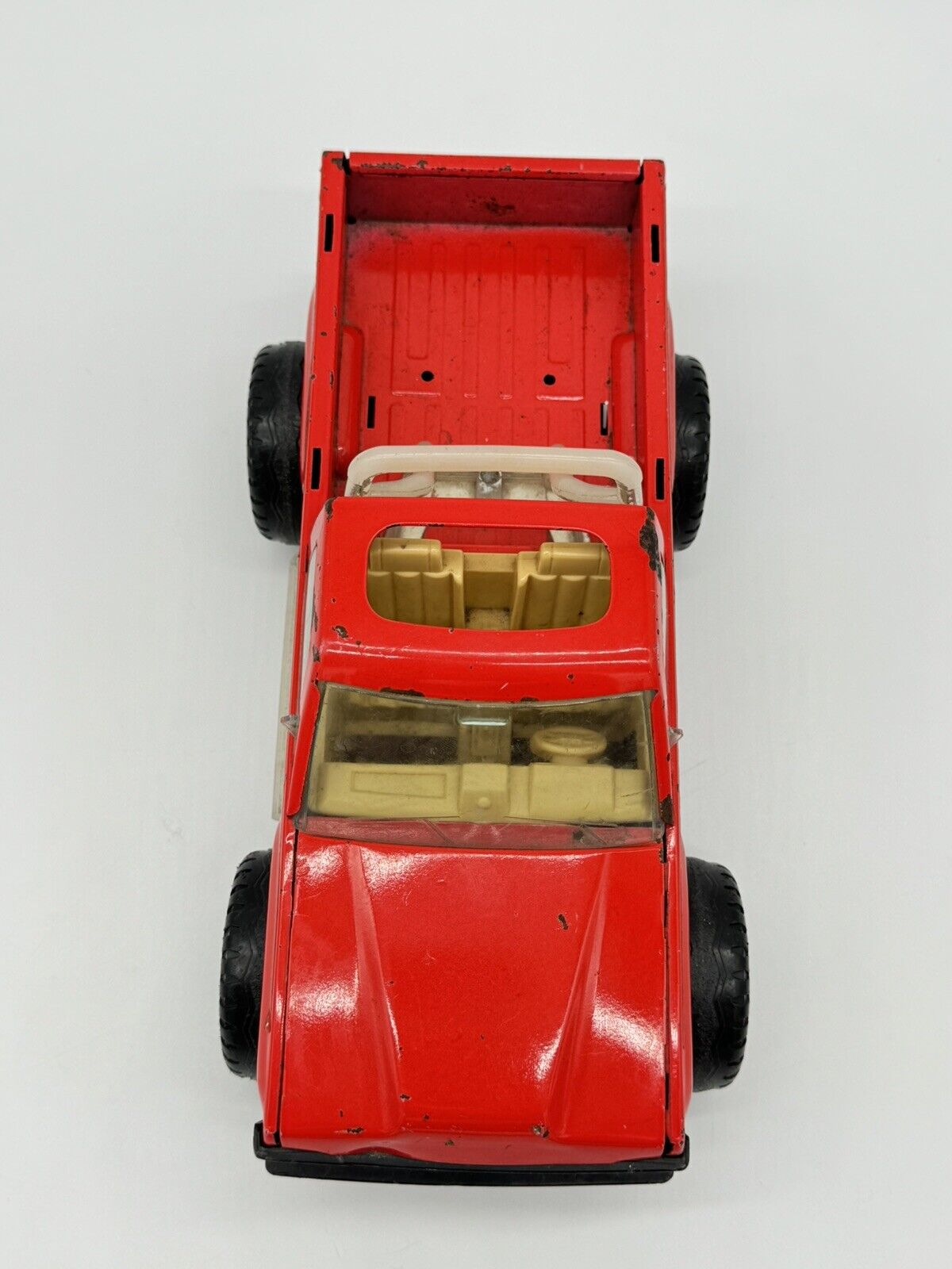 VINTAGE Nylint 4x4 Truck Big Beast Exploring Club Red Pickup Pressed Steel 12"