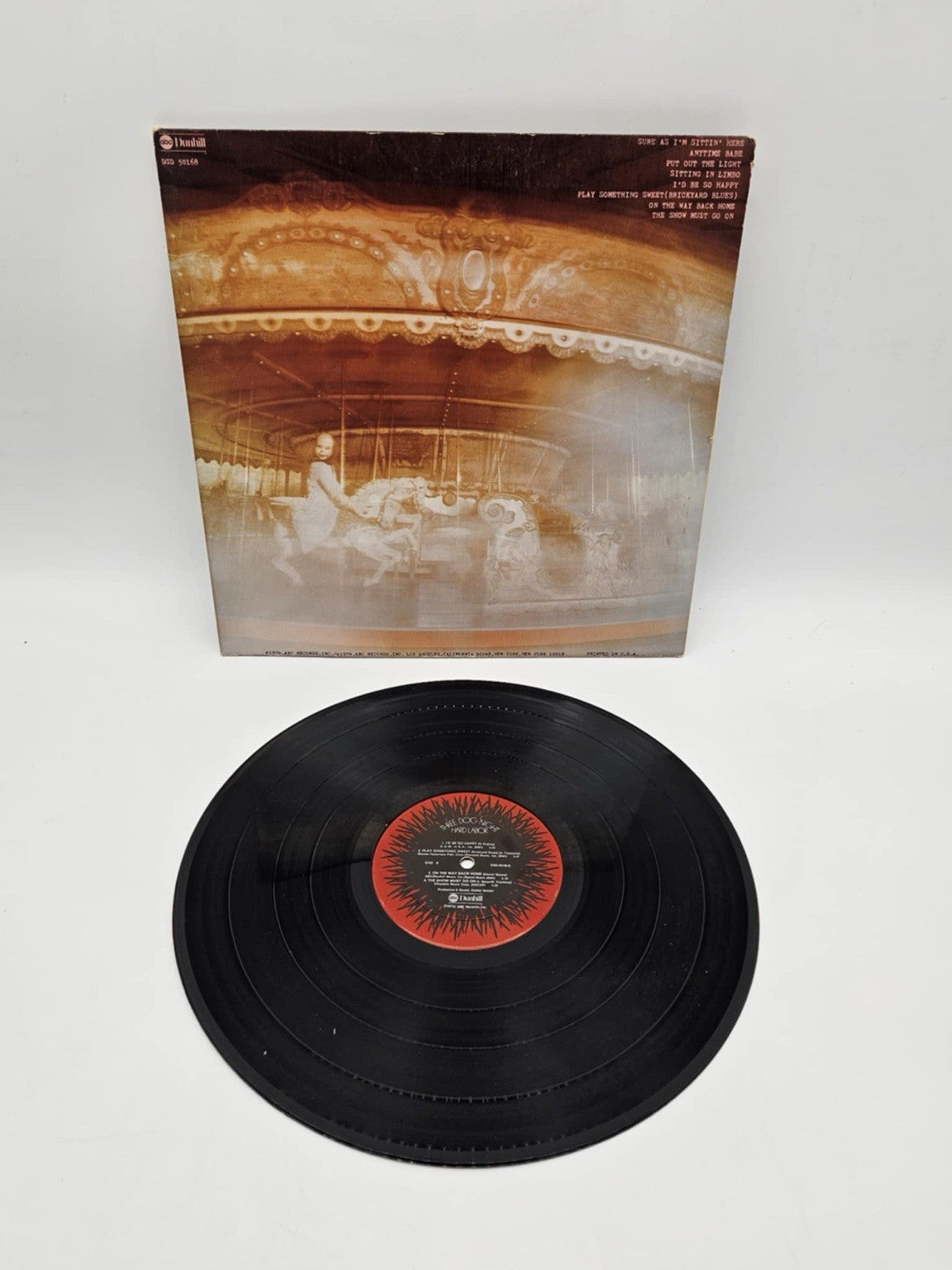 Three dog night hard labor LP Orig Vinyl Record Album
