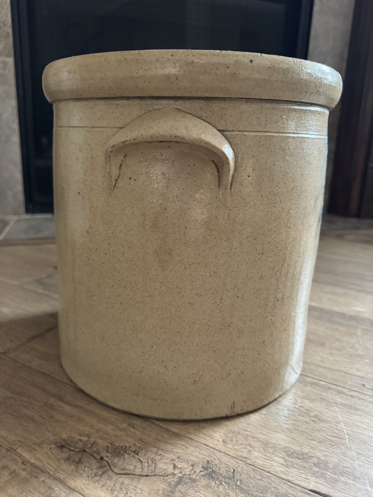Antique Primitive 3 Gallon Red Wing? Salt Glaze Stoneware Crock