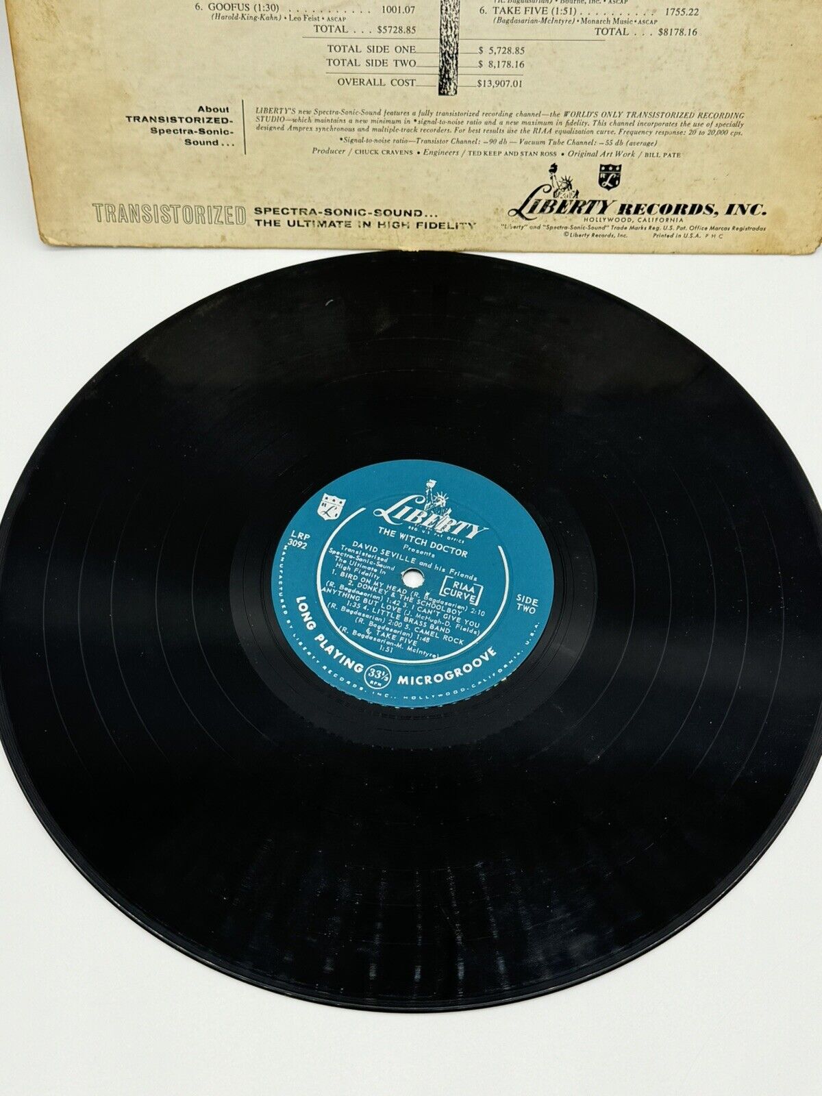 RARE LP David Seville...and his friends "The Witch Doctor" Liberty Mono LRP 3092