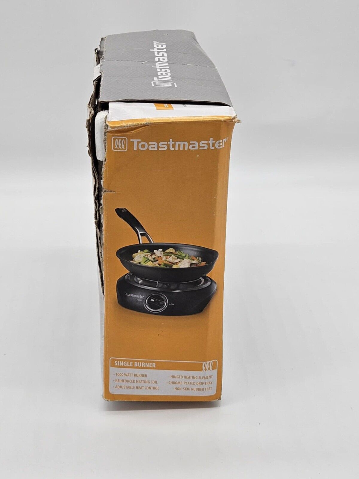 Toastmaster Single Burner 1000W Hot Plate, Model TM-10SB, Brand New In Box