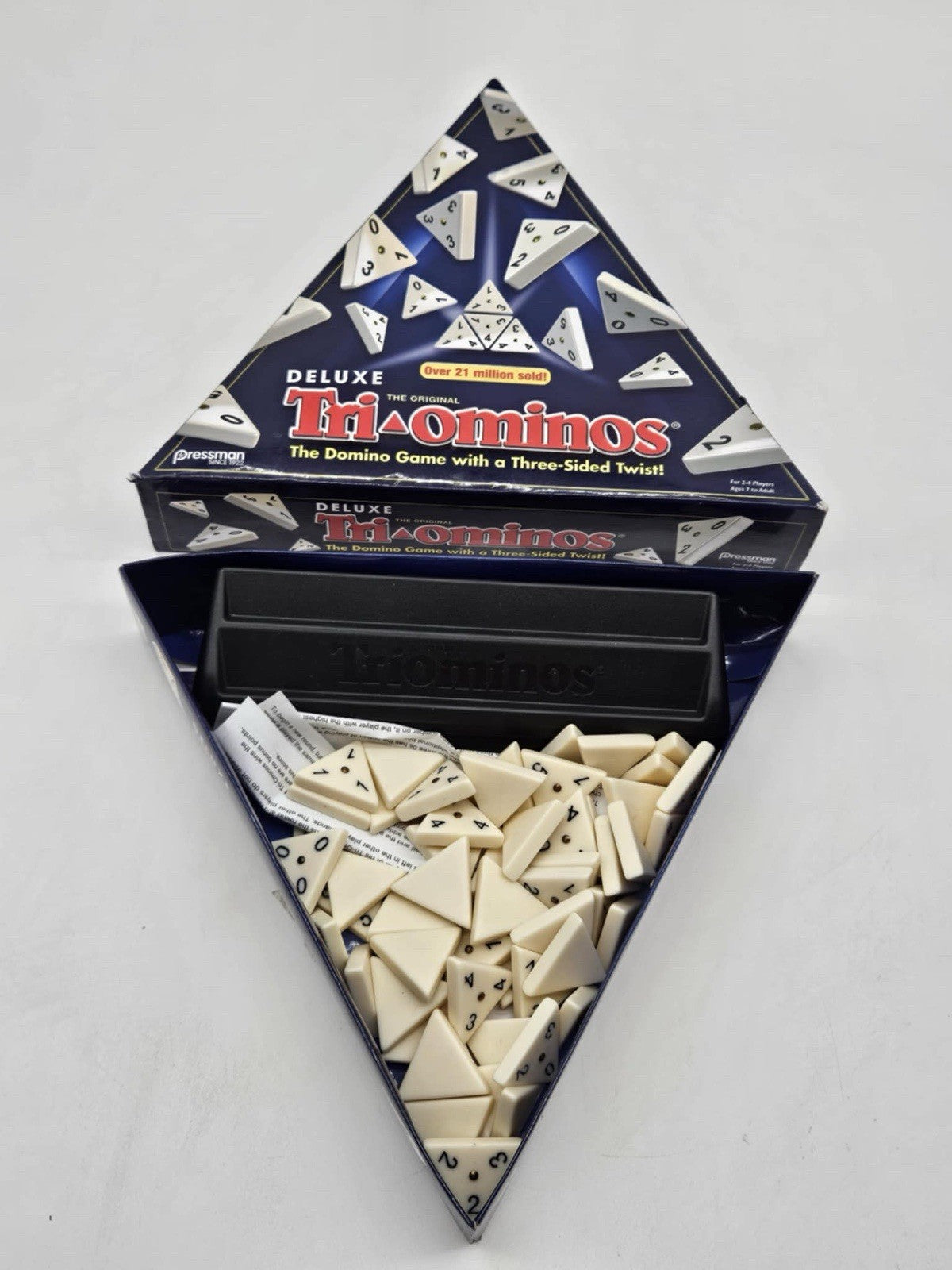 Deluxe Tri-Ominos ~ Three-Sided Dominos by Pressman Triominos