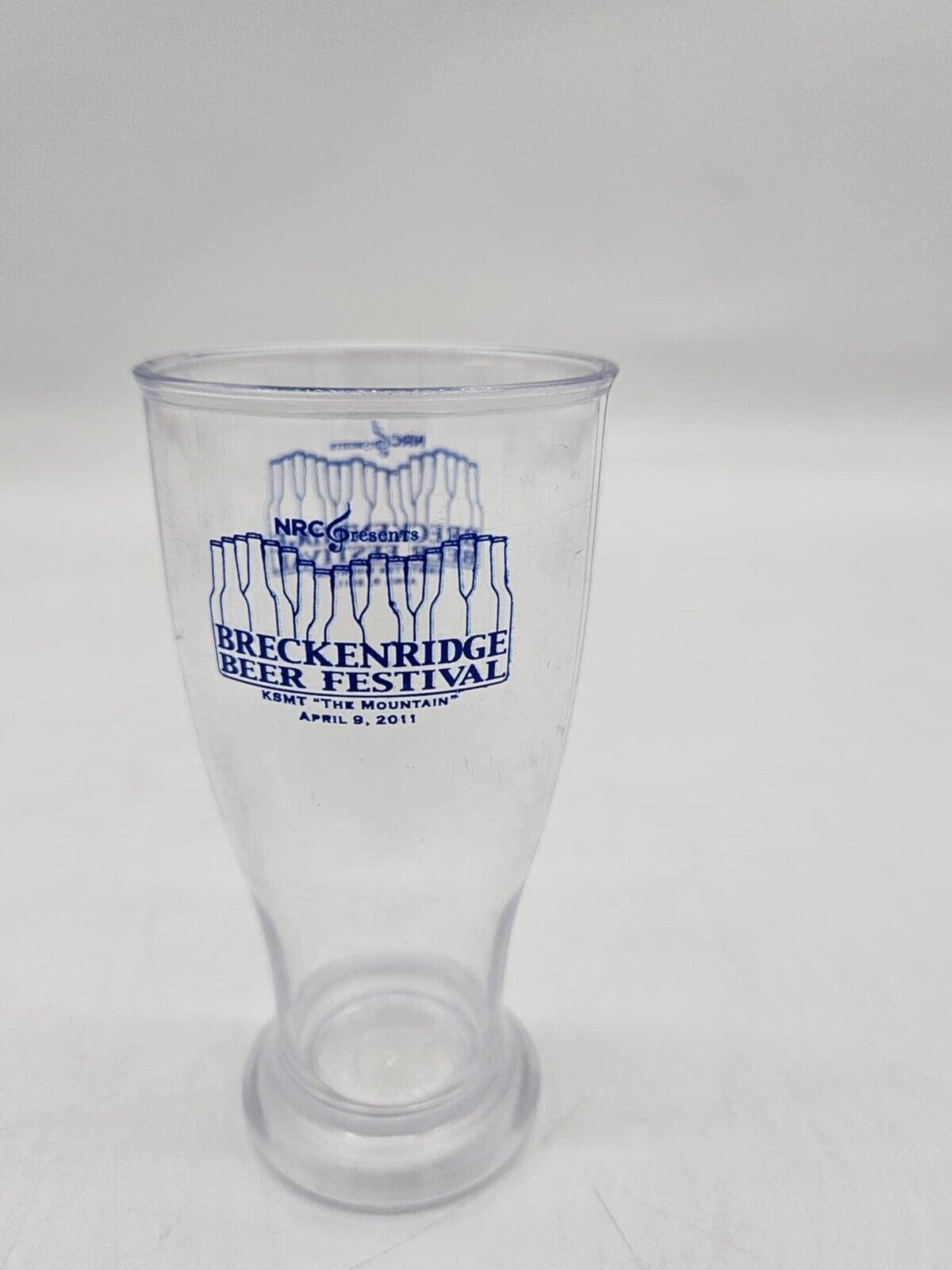 BRECKENRIDGE BEER FESTIVAL KSMT "THE MOUNTAIN" APRIL 8, 2011 PINT BEER GLASS