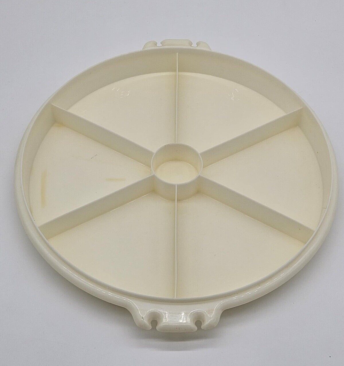 Vintage Tupperware Divided Serving Tray 405-9 With Lid 224-9 SKU U149